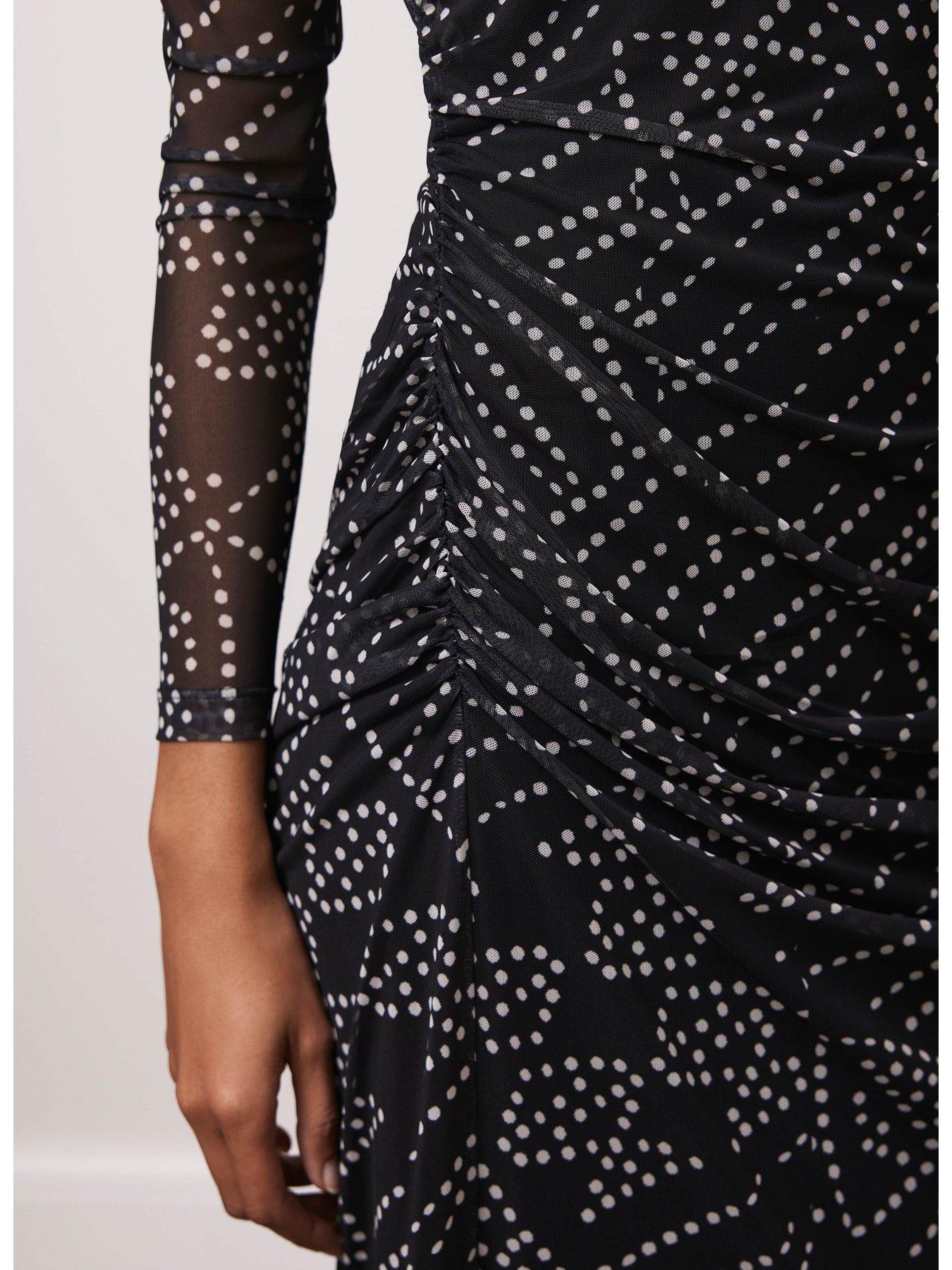 mint velvet melanie print beaded dress Betsy & Adam Petite V-Neck Long-Sleeve A-Line Gown - Sage/Gold main image 1