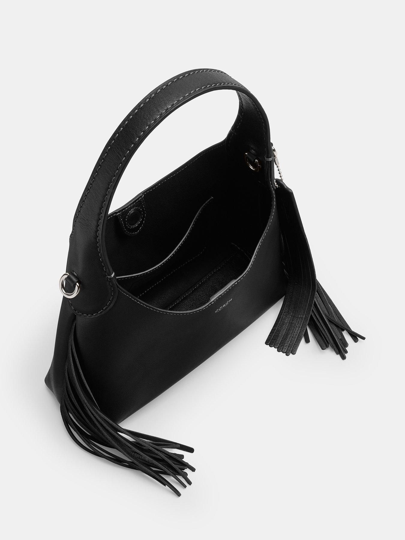 Image 4 of 5 of COACH Brooklyn Shoulder Bag 23 With Fringe Detailing