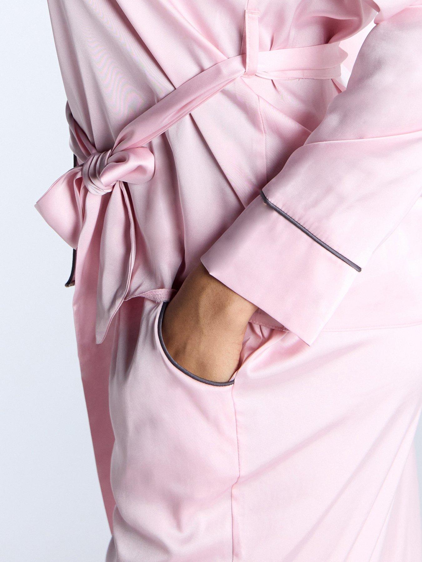  image of boux-avenue-luxe-satin-piped-long-pant-light-pink