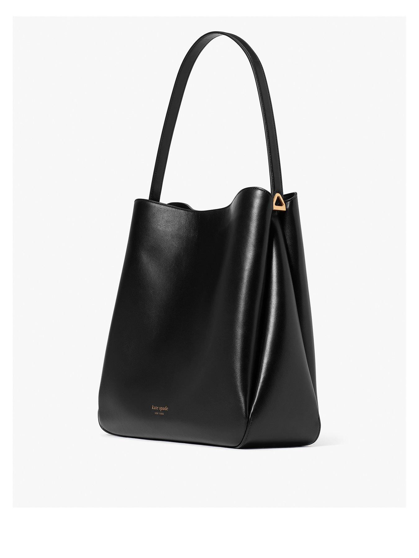  image of kate-spade-new-york-grace-fine-grain-leather-large-hobo-bag-black