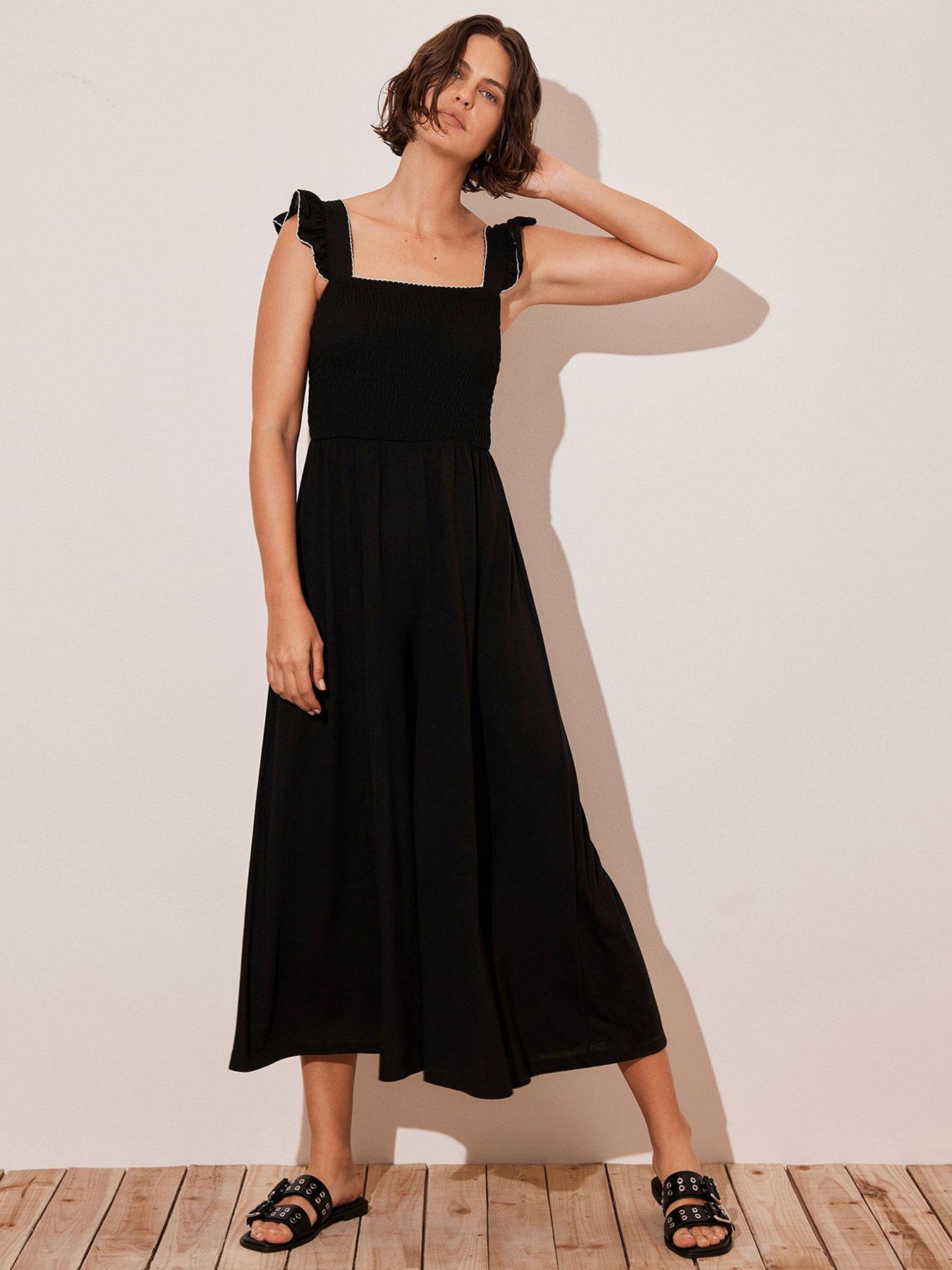  image of mint-velvet-wide-leg-jersey-jumpsuit