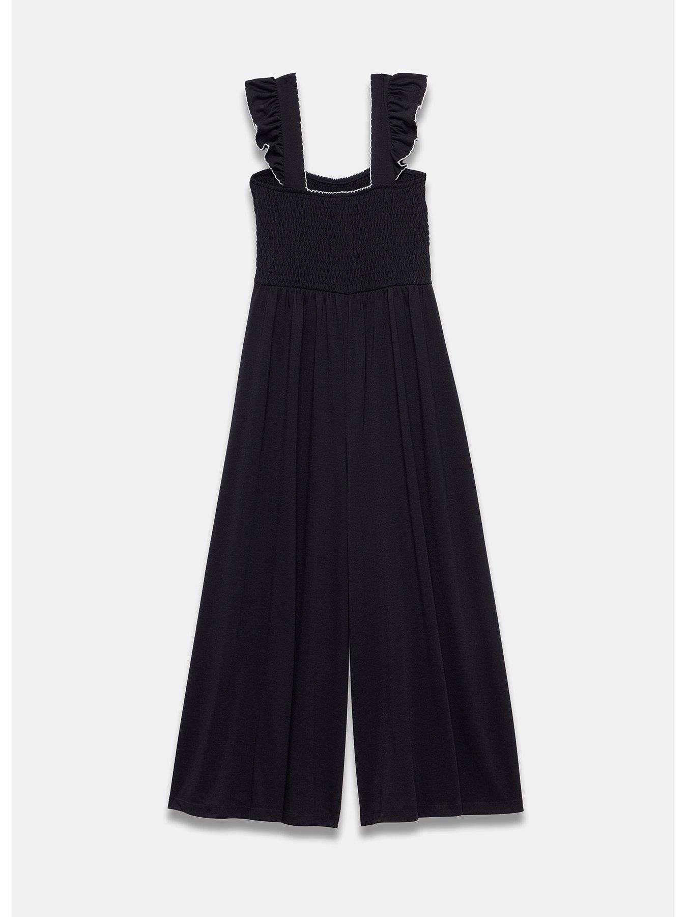  image of mint-velvet-wide-leg-jersey-jumpsuit