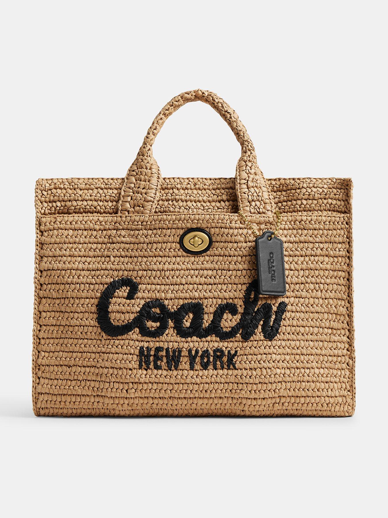 undefined Straw Cargo Tote - Natural