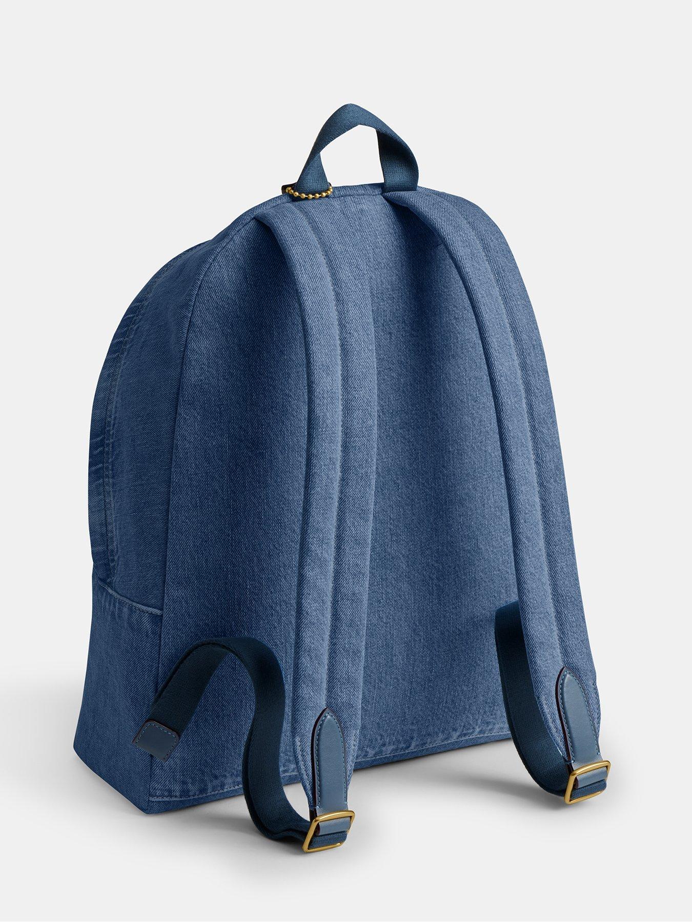 Image 2 of 5 of COACH Denim Cargo Backpack - Indigo