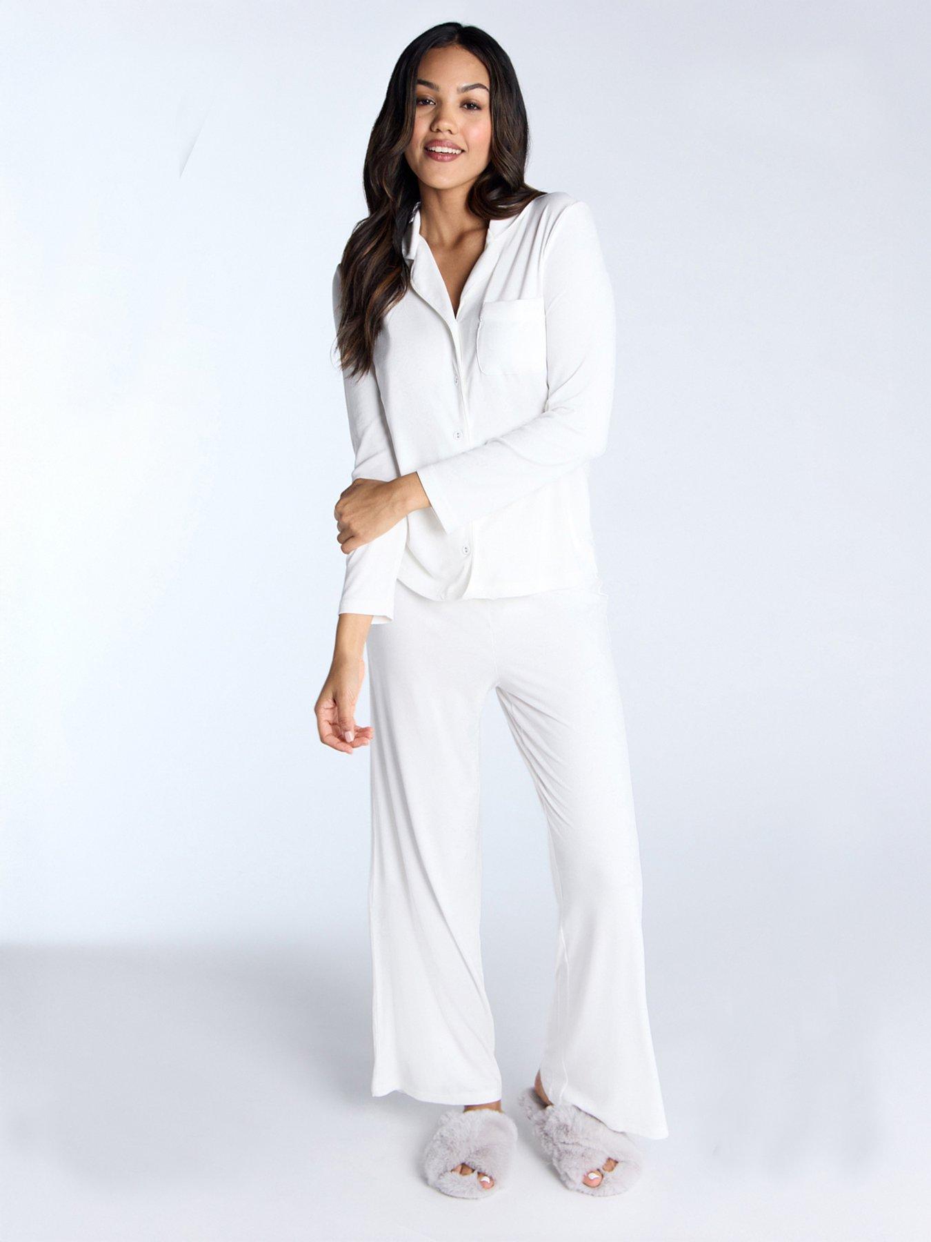 boux-avenue-rib-modal-pant-cream