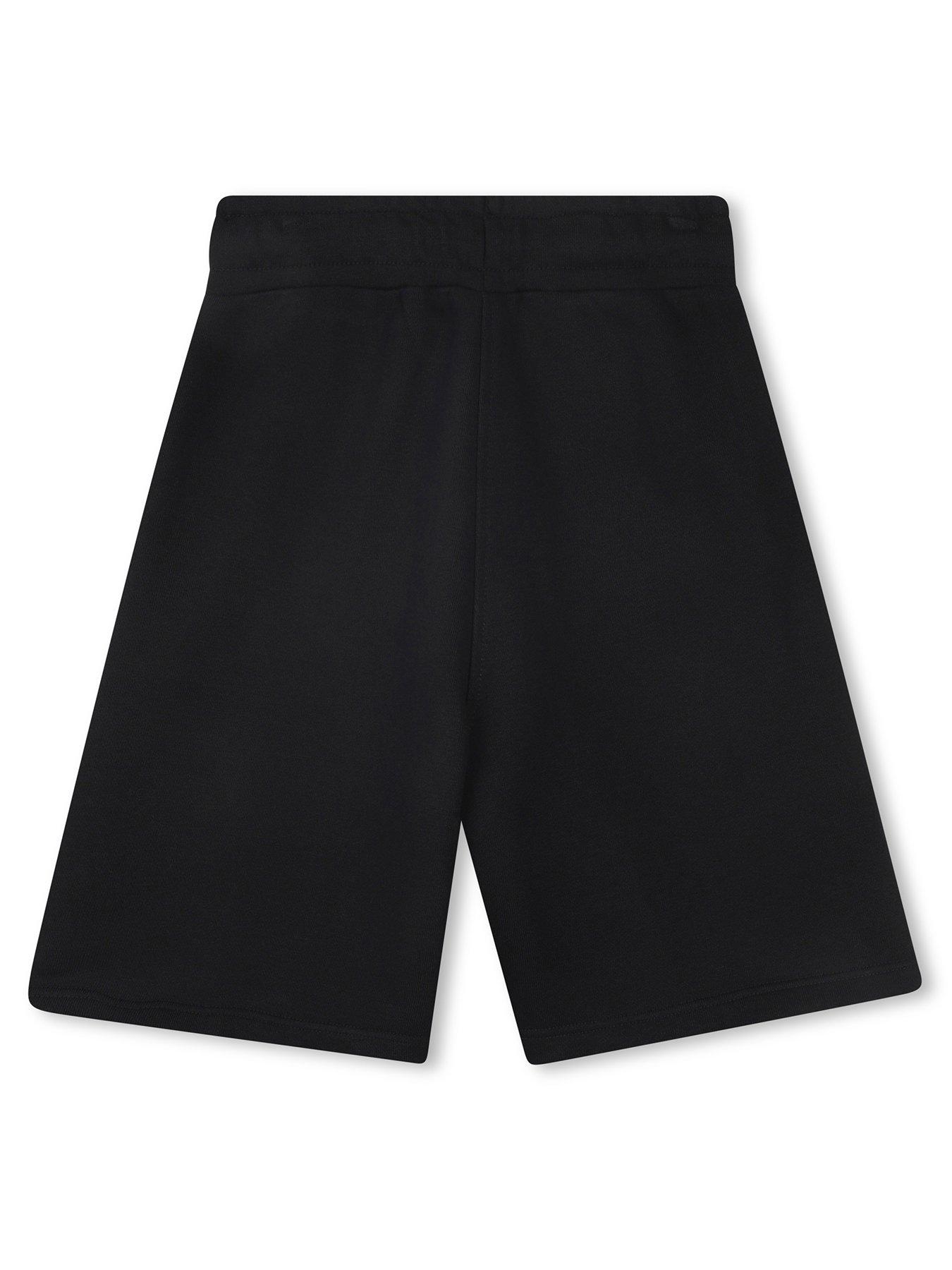 Image 2 of 2 of BOSS Boys Logo Jog Shorts - Black