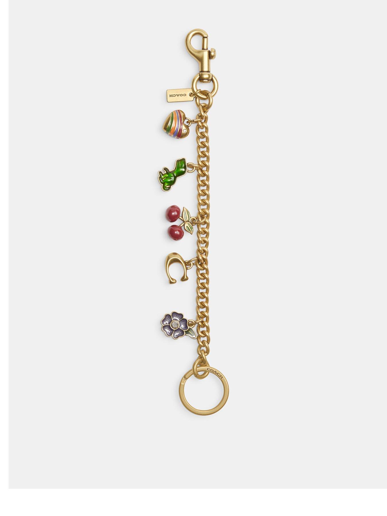 coach-motif-chain-bag-charm-multi