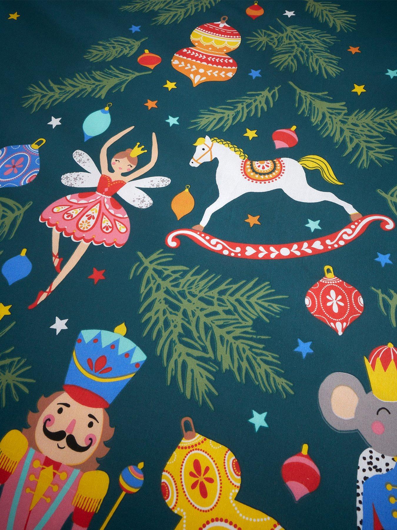 Image 5 of 5 of Catherine Lansfield Nutcracker Christmas Duvet Set
