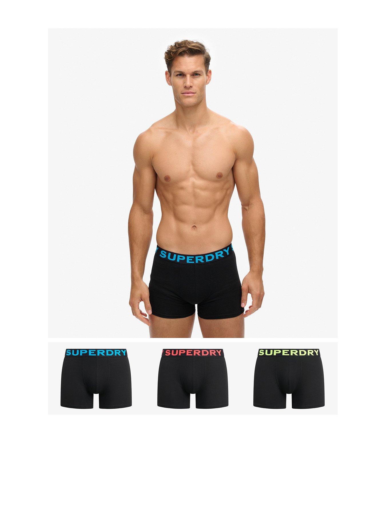 undefined 3 Pack Logo Waistband Trunks - Black