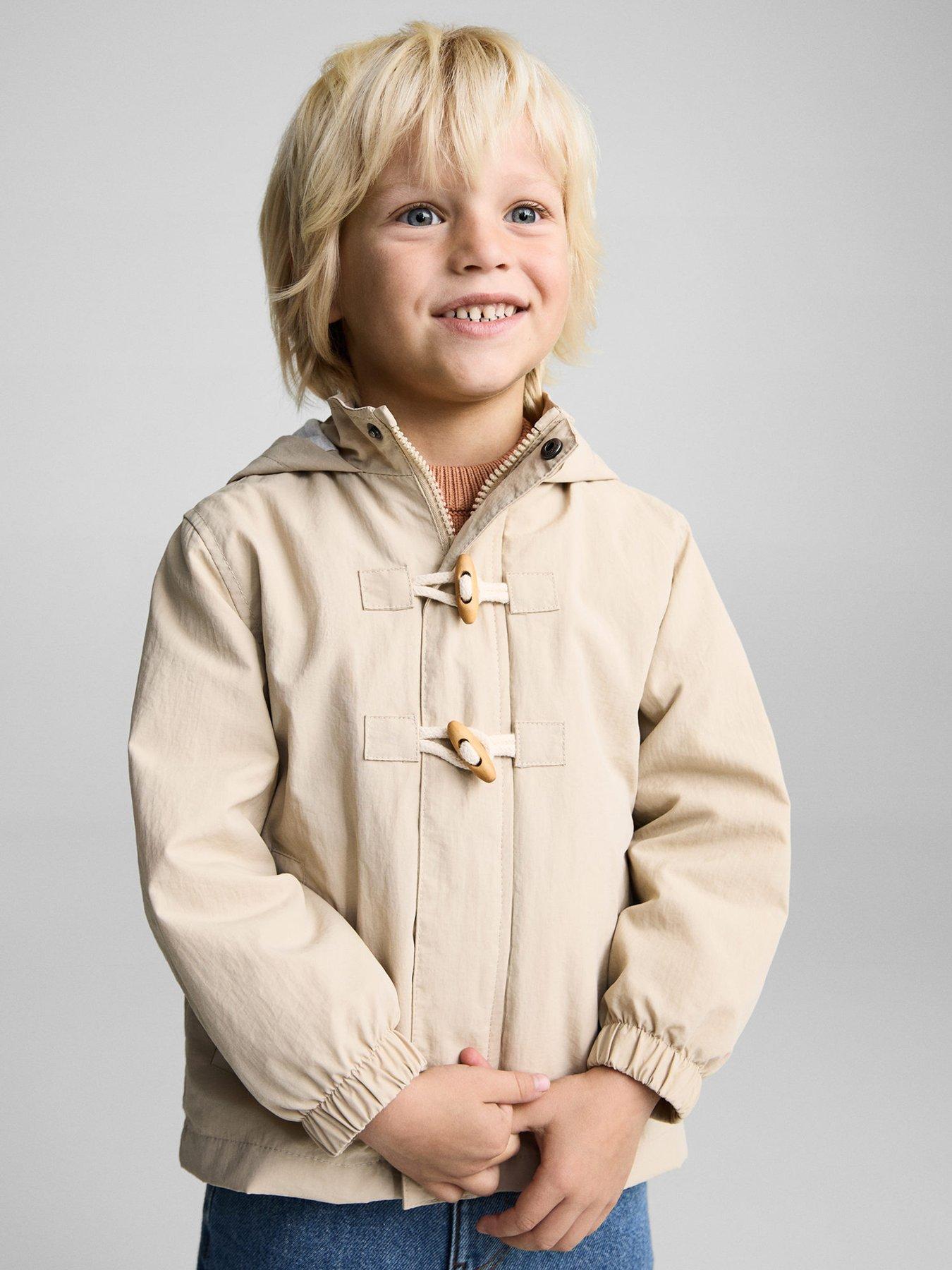 front image of mango-younger-boys-jacket-beige