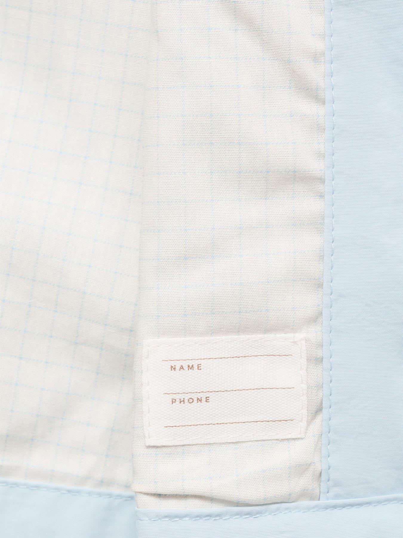  image of mango-younger-girls-frill-hooded-jacket-light-blue