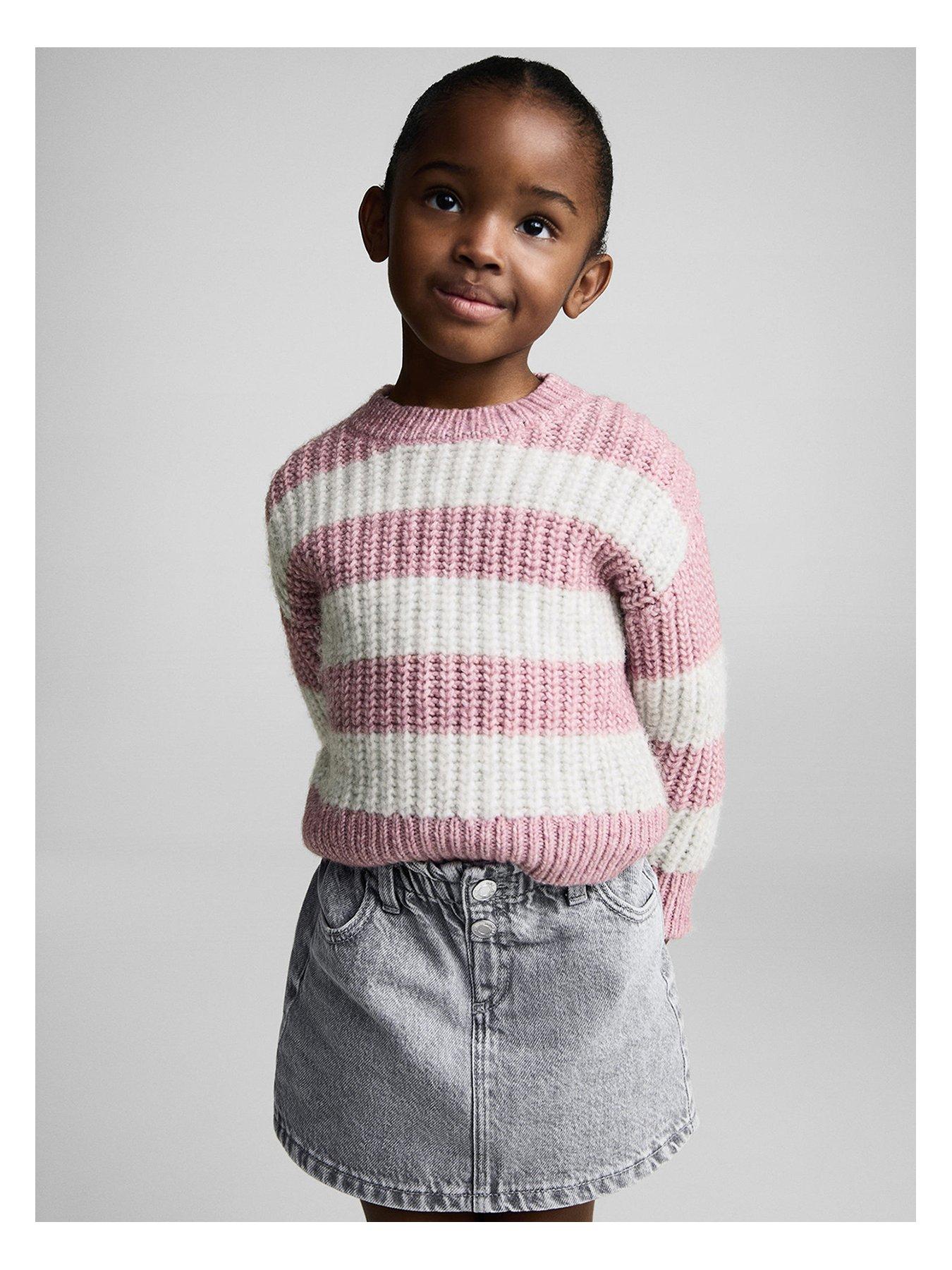 mango-younger-girls-striped-knitted-jumper-pink