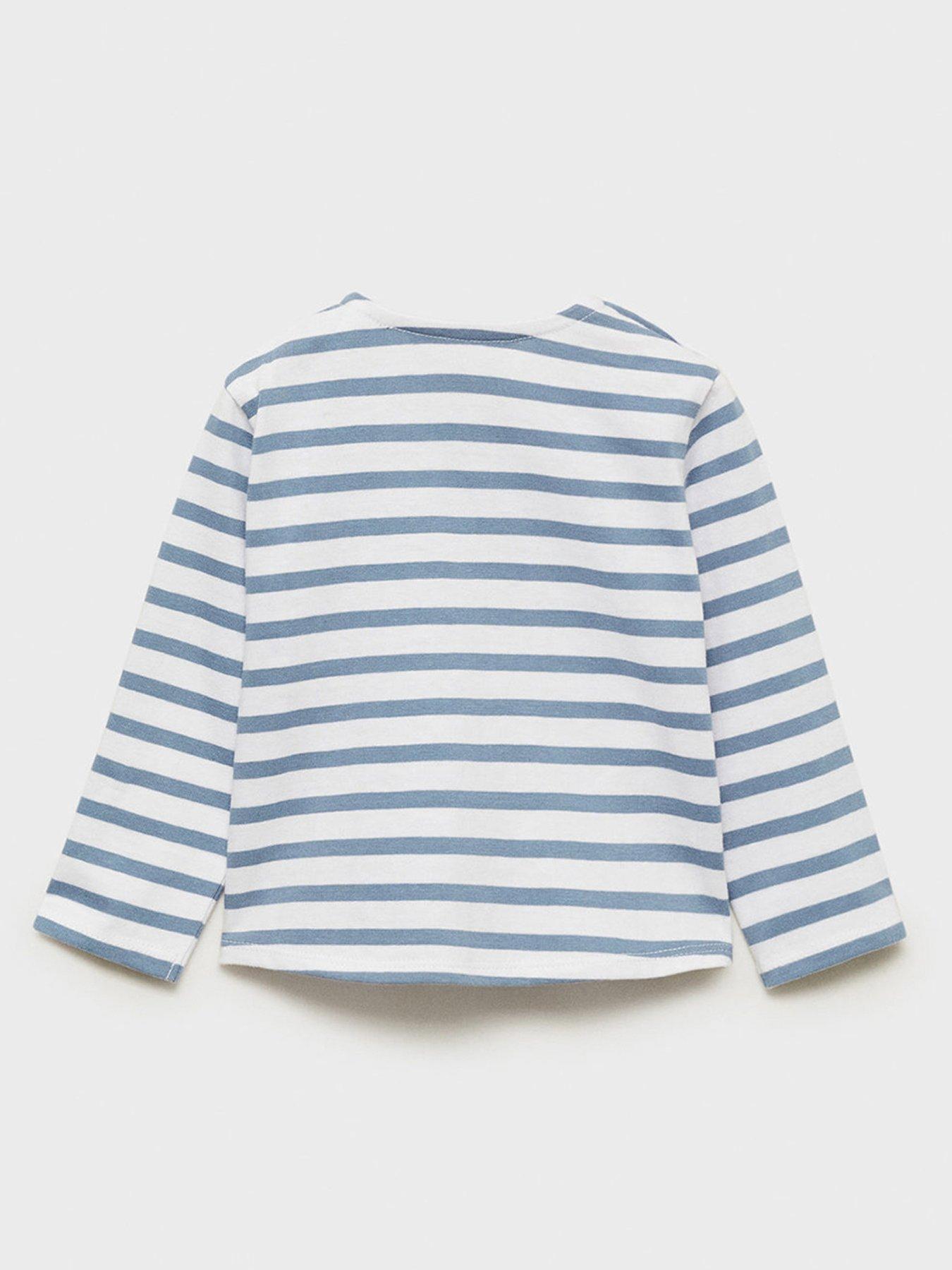  image of mango-baby-boys-stripe-long-sleeve-tshirt-blue