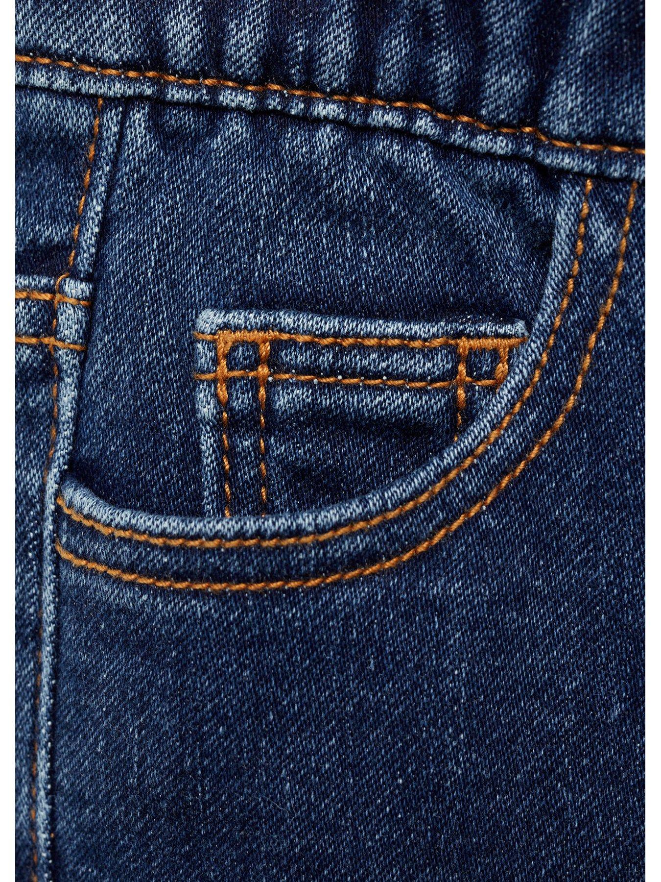 Image 3 of 4 of Mango Younger Boys Elasticated Waist Jeans - Dark Blue