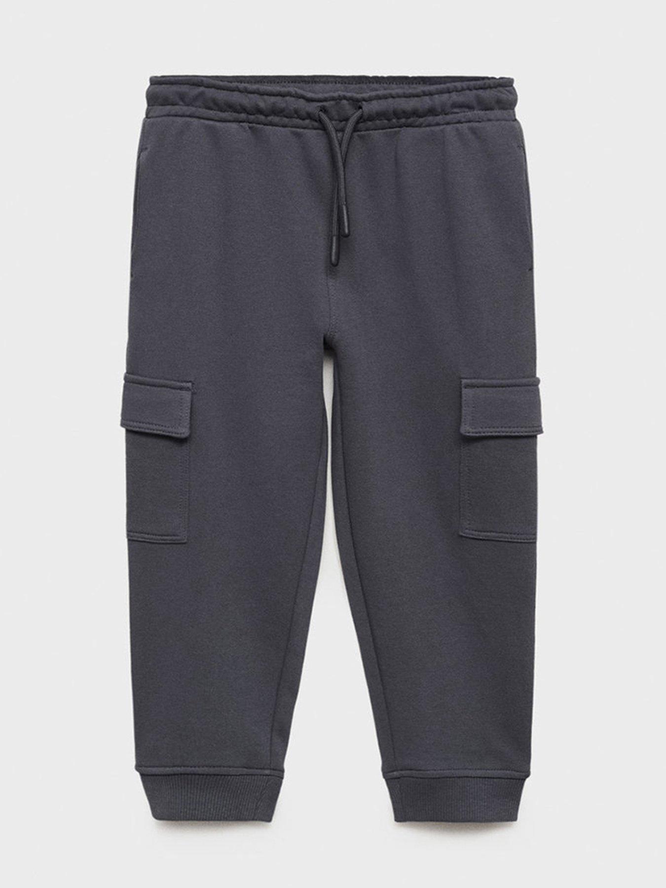 mango-younger-boys-cargo-joggers-dark-grey