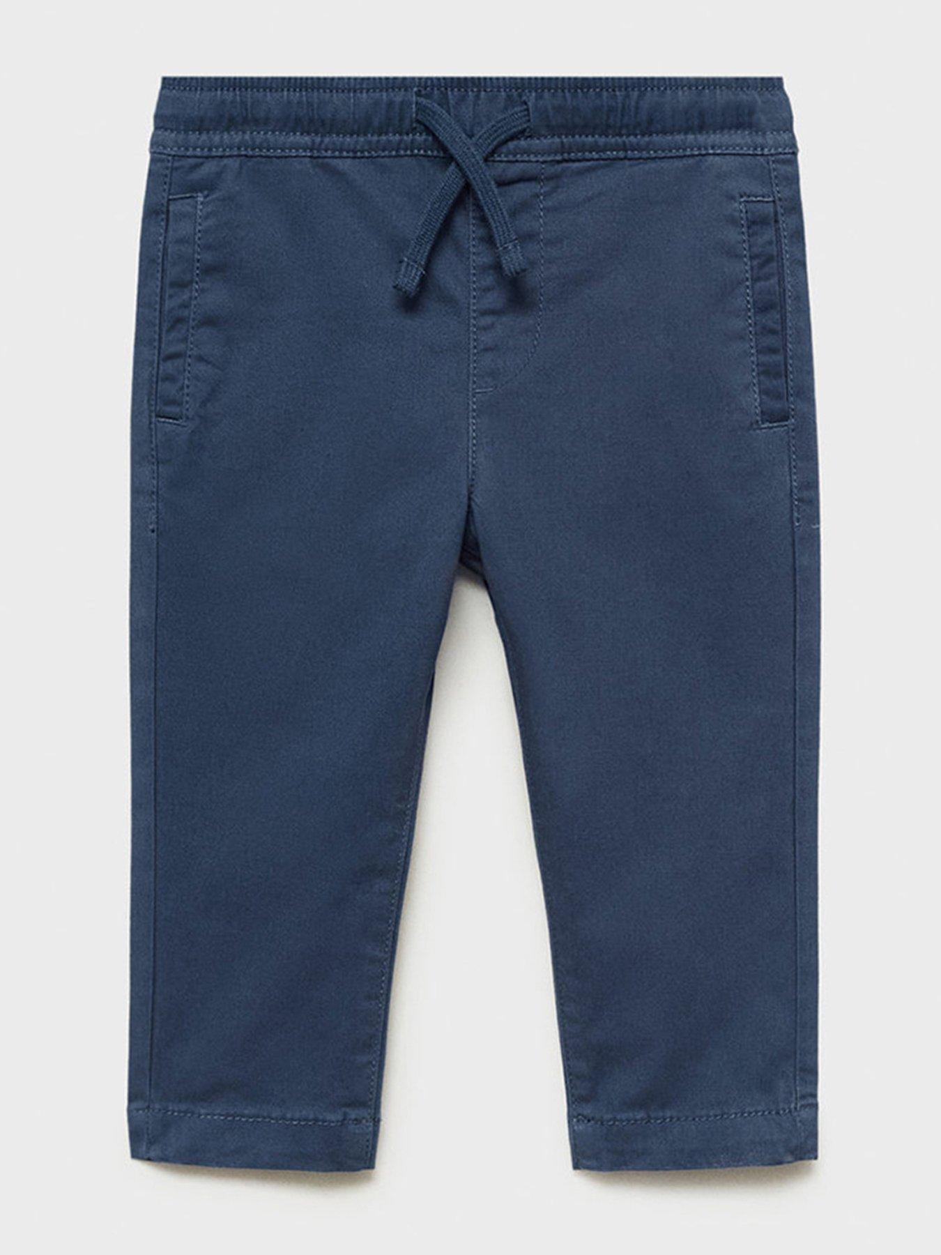  image of mango-younger-boys-trousers-blue