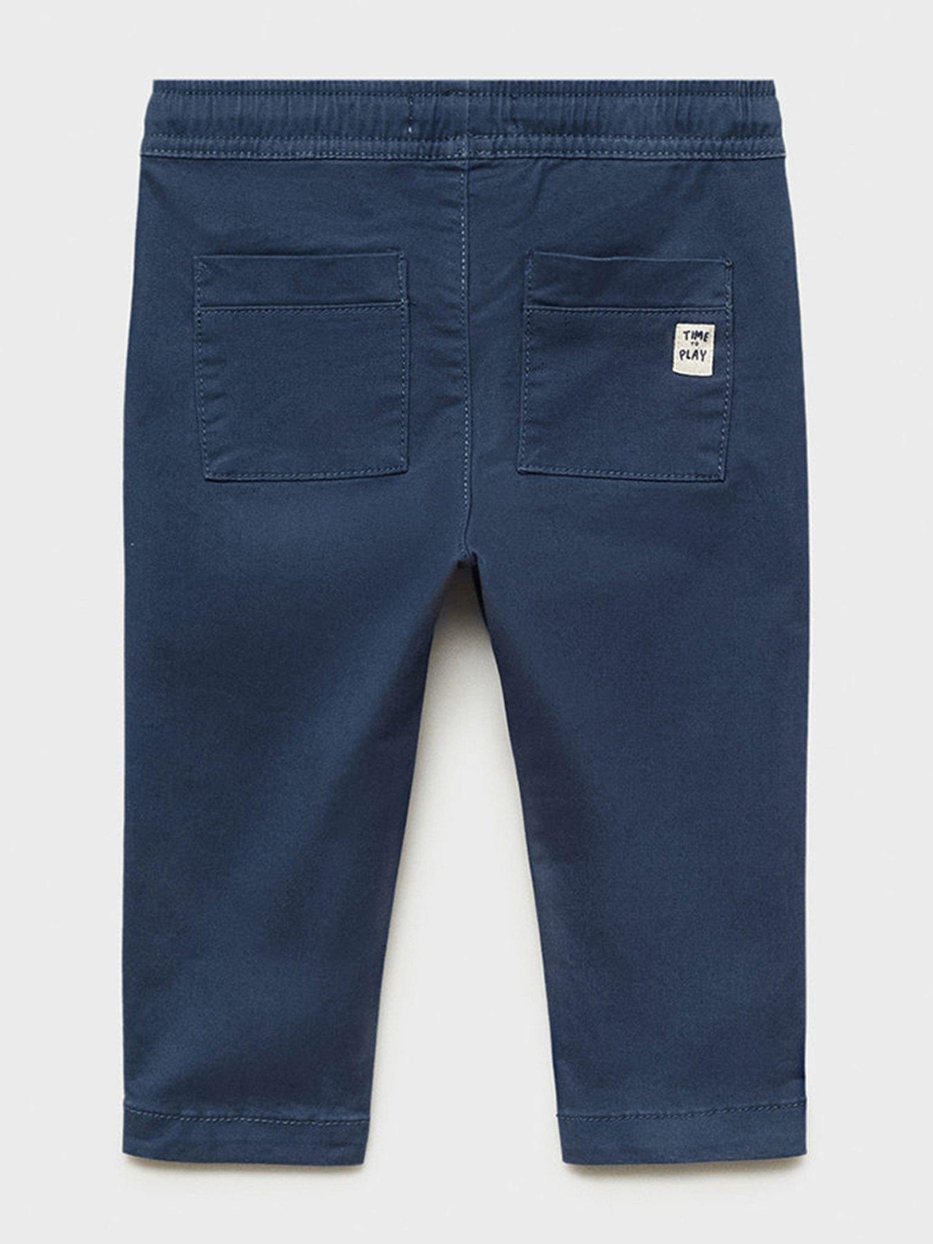  image of mango-younger-boys-trousers-blue