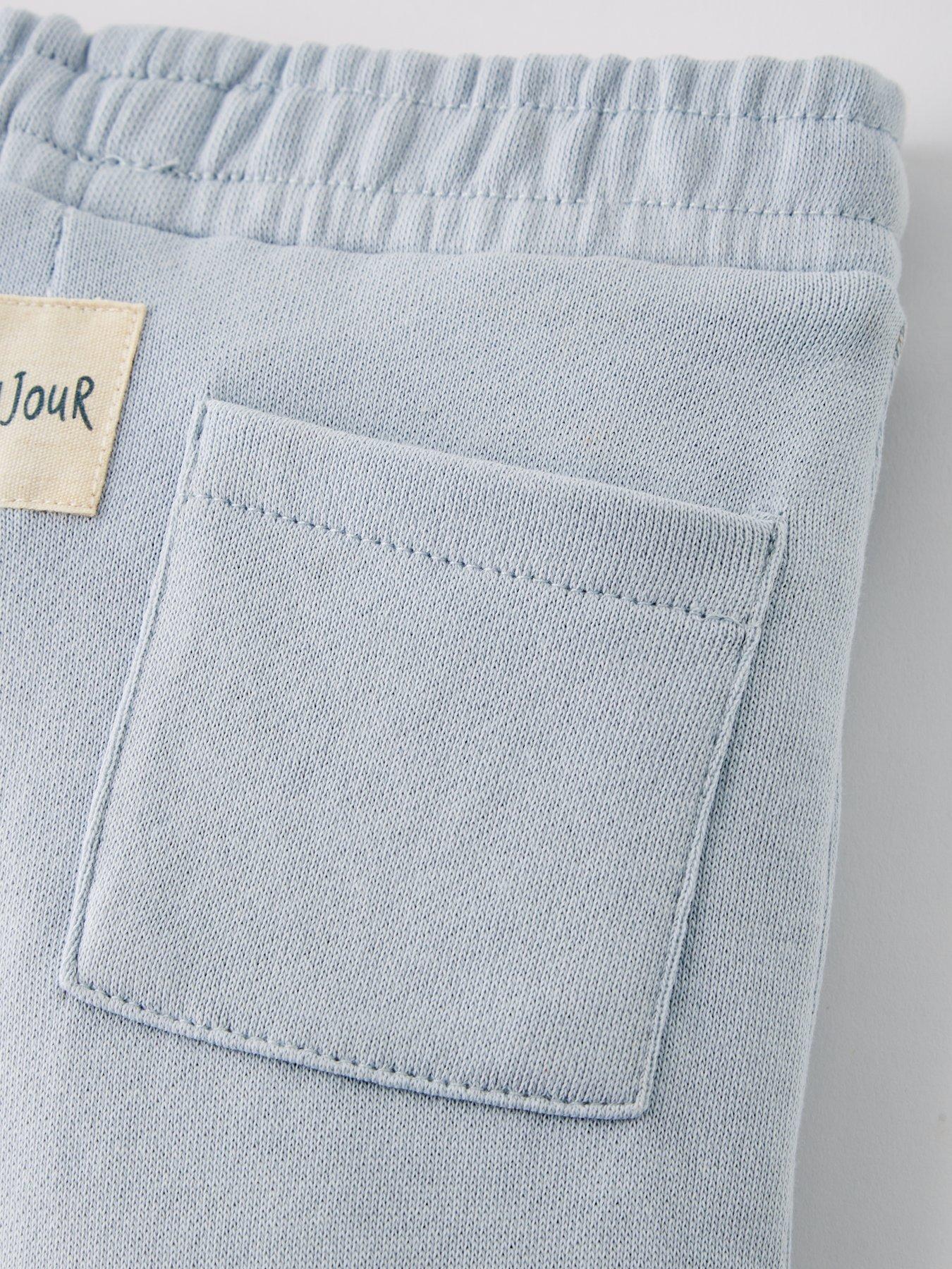  image of mango-baby-boys-joggers-light-blue
