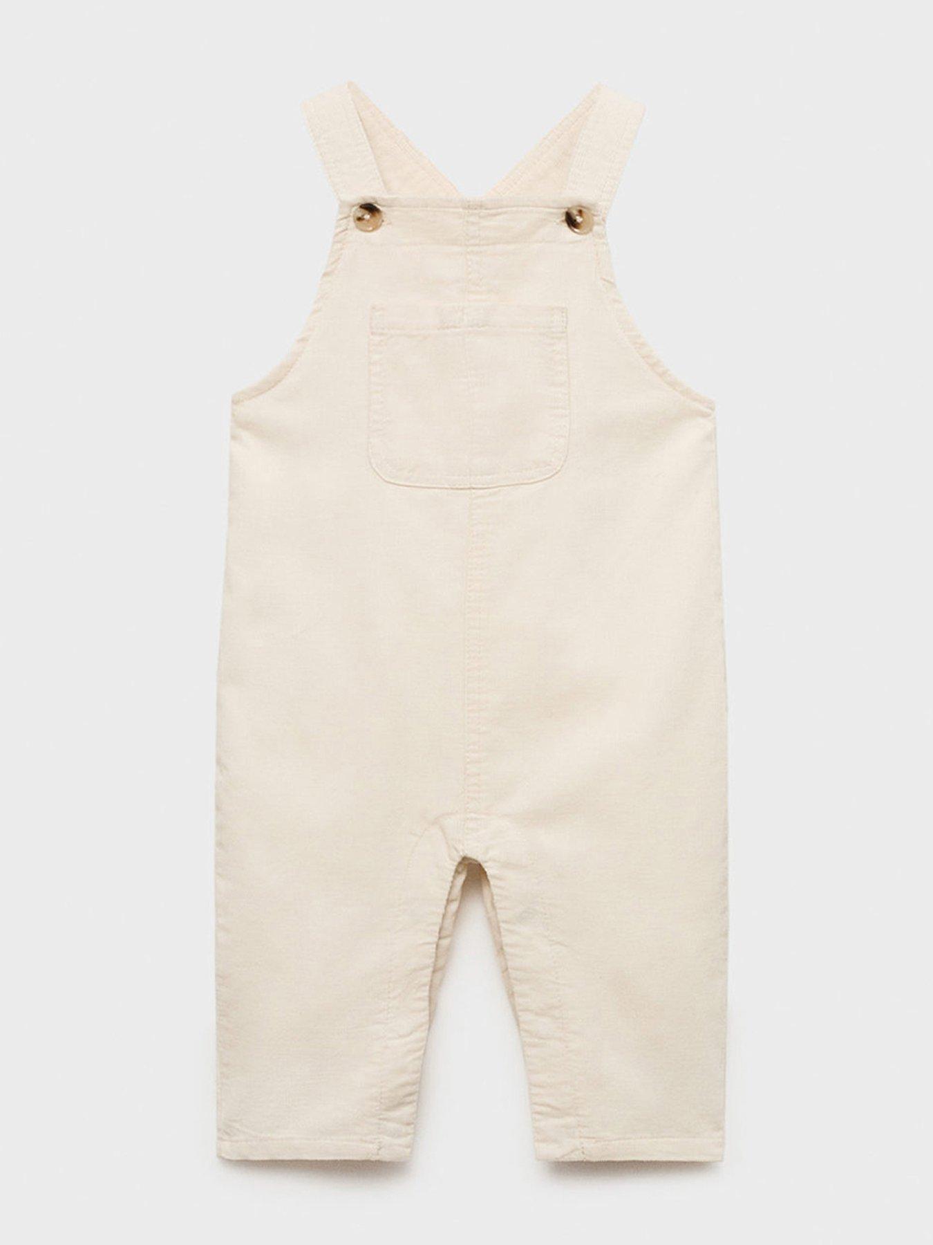 mango-baby-unisex-cord-dungarees-cream