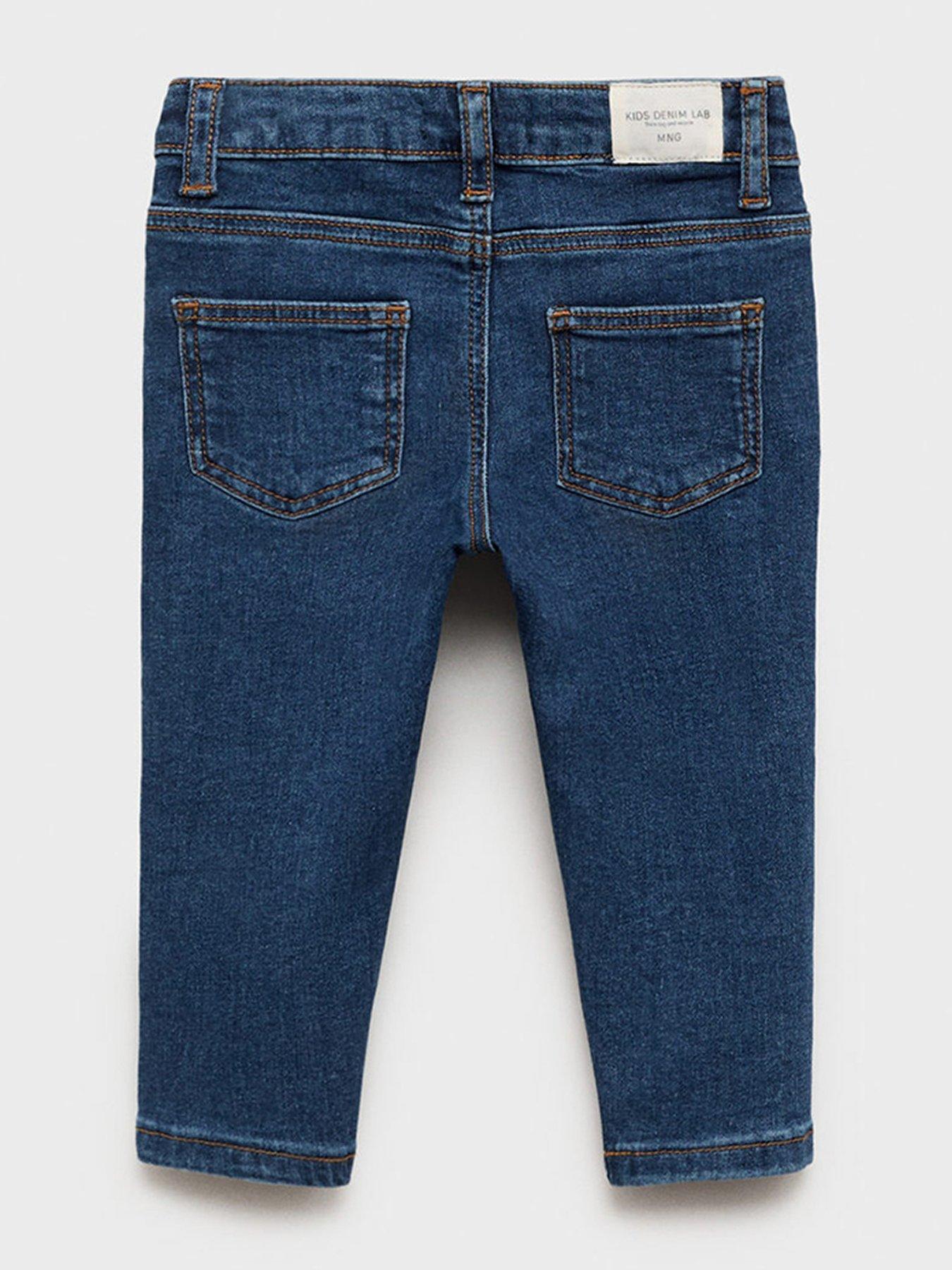  image of mango-younger-boys-skinny-jeans-dark-blue