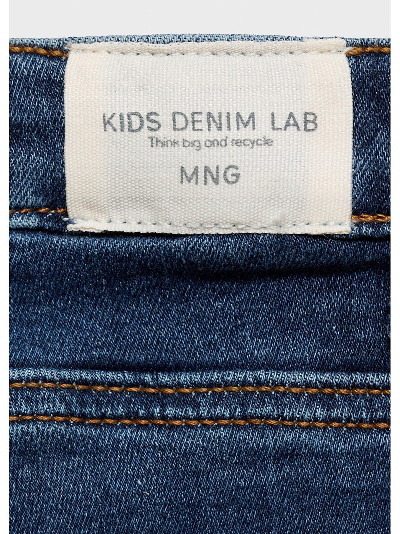  image of mango-younger-boys-skinny-jeans-dark-blue