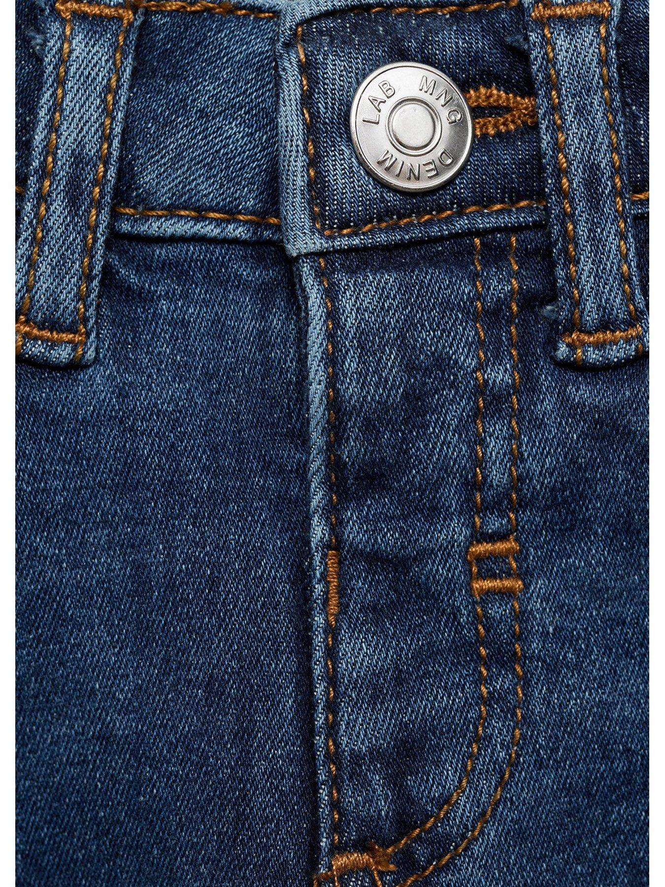  image of mango-younger-boys-skinny-jeans-dark-blue