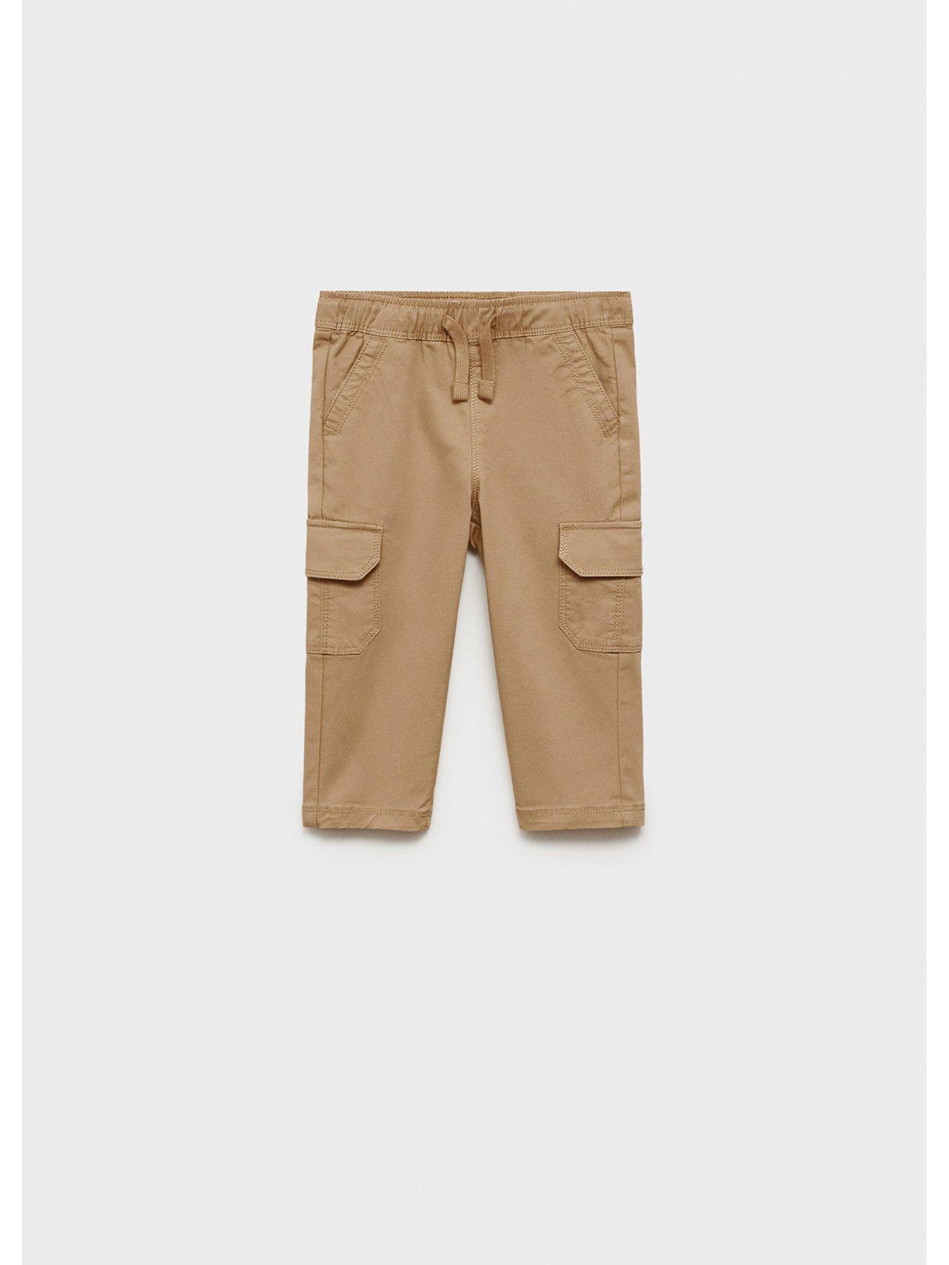  image of mango-younger-boys-cargo-trousers-beige