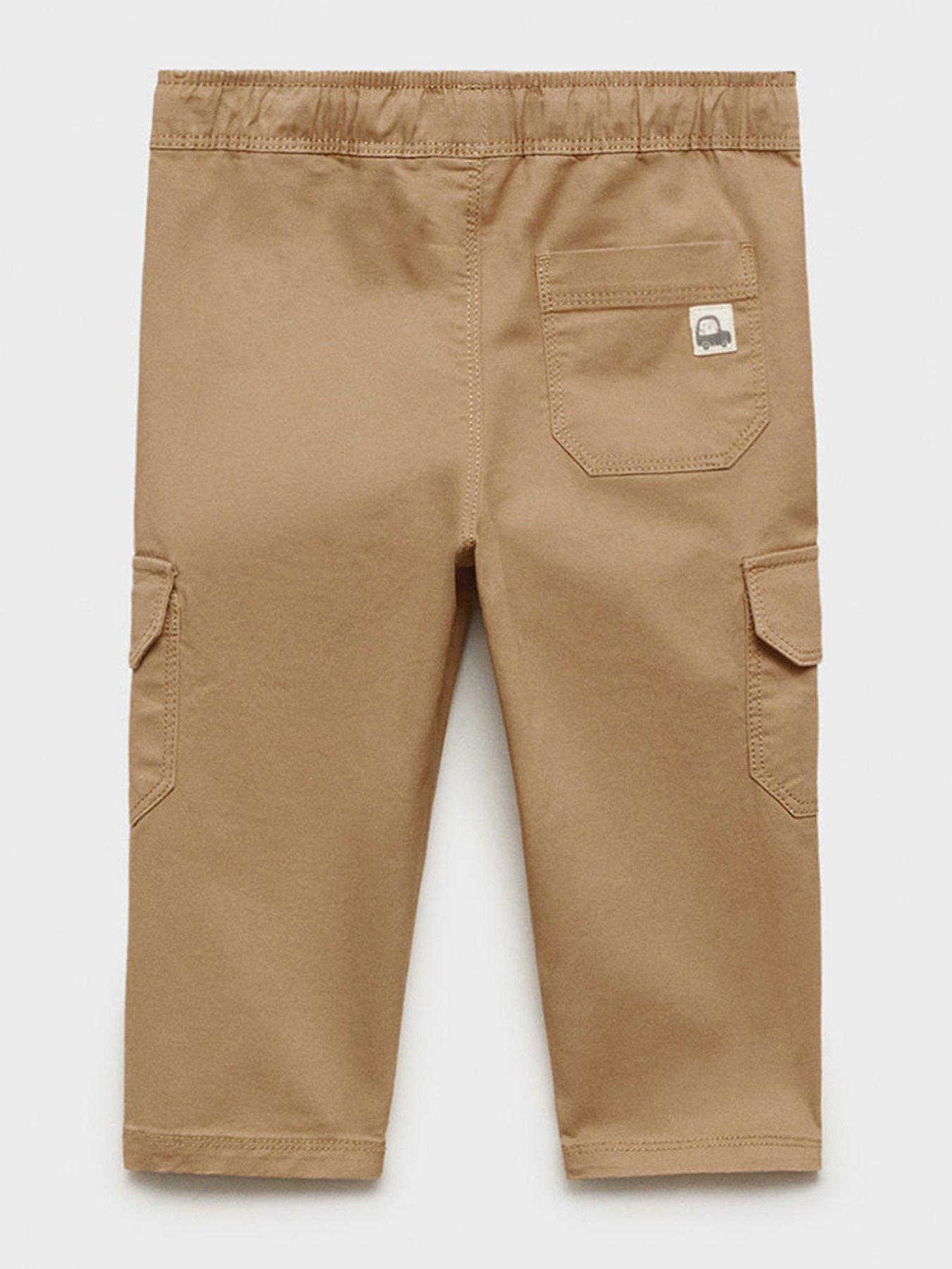  image of mango-younger-boys-cargo-trousers-beige