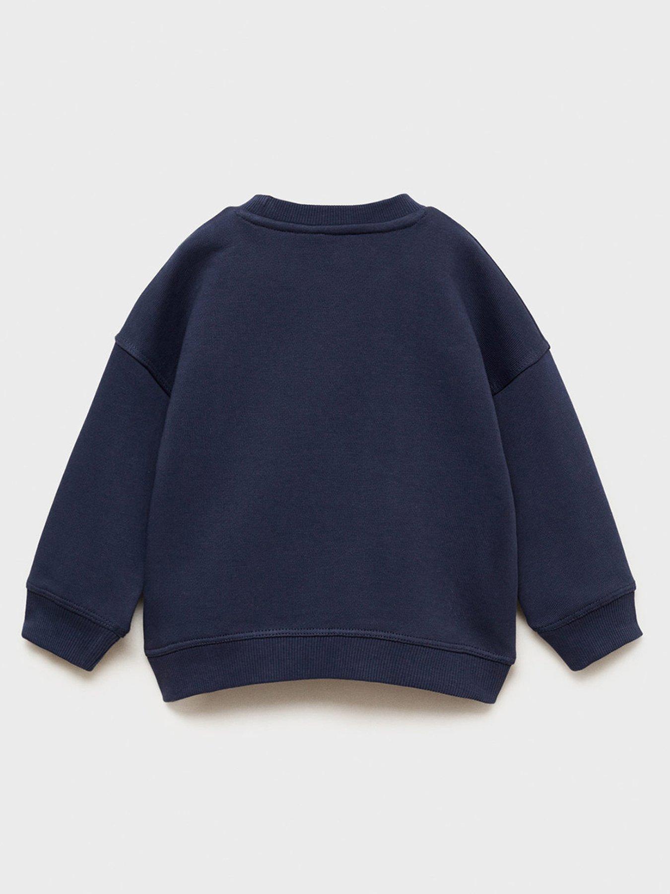  image of mango-younger-boys-amazing-stories-sweat-top-navy