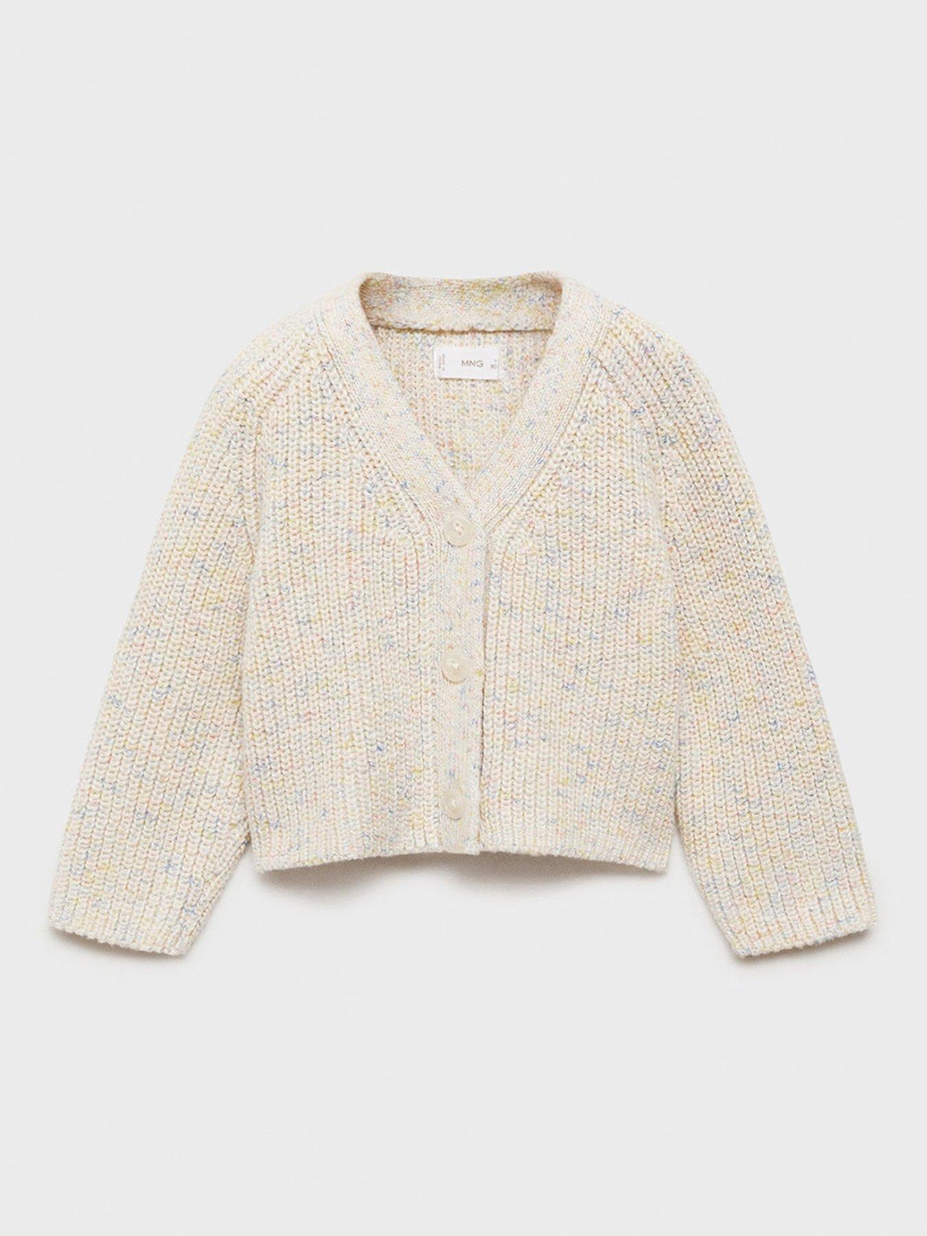 mango-younger-girls-speckled-knit-cardigan-cream