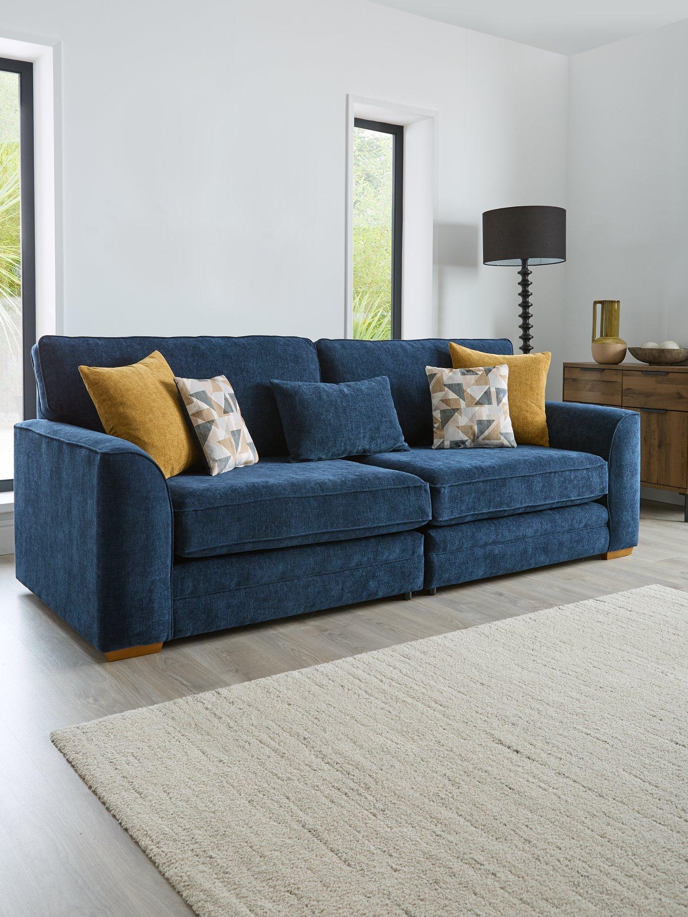 Image 1 of 6 of The Very Collection Kaluna Fabric&nbsp;4 Seater Sofa&nbsp;- Made to order in the UK