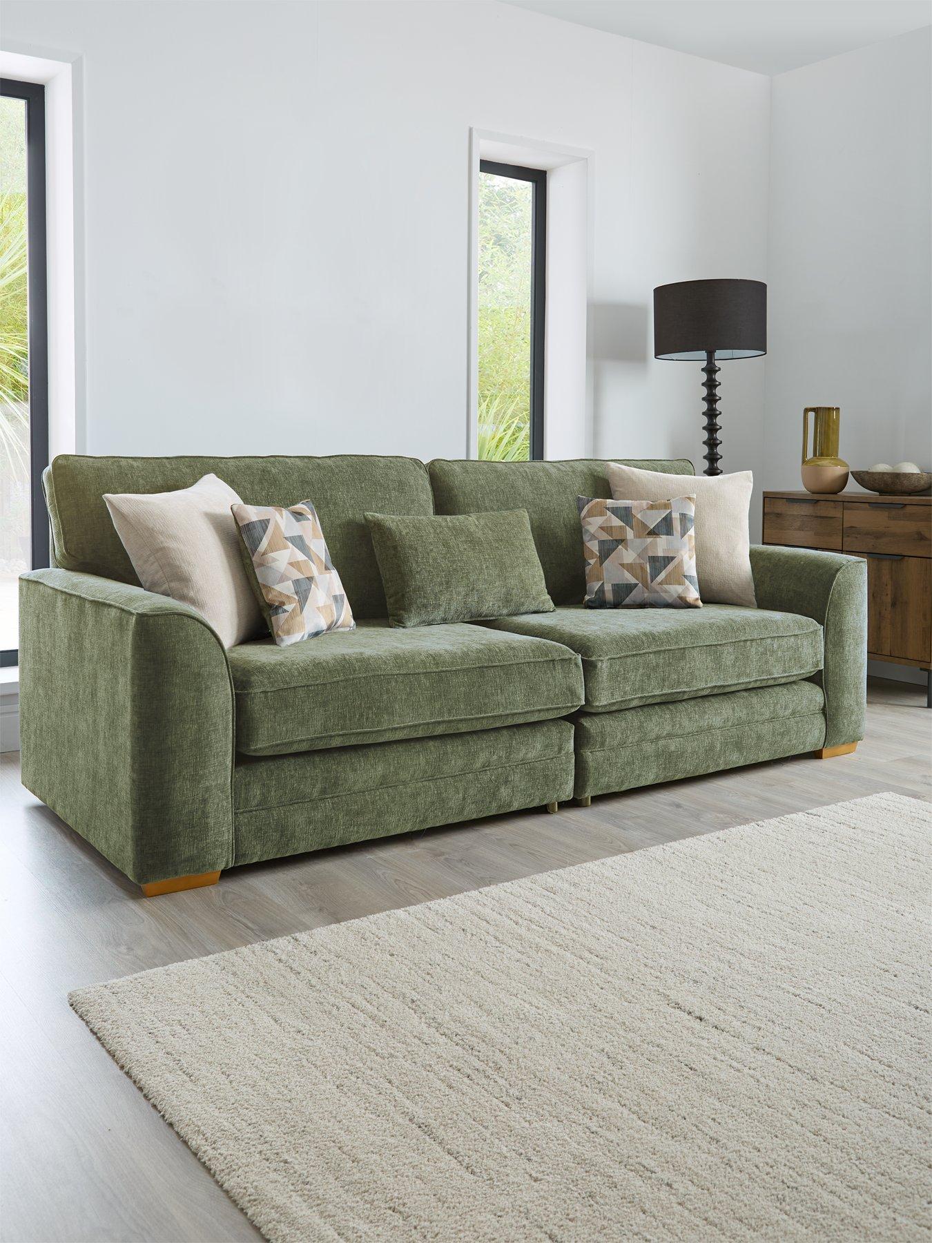 undefined Kaluna Fabric 4 Seater Sofa - Made to order in the UK