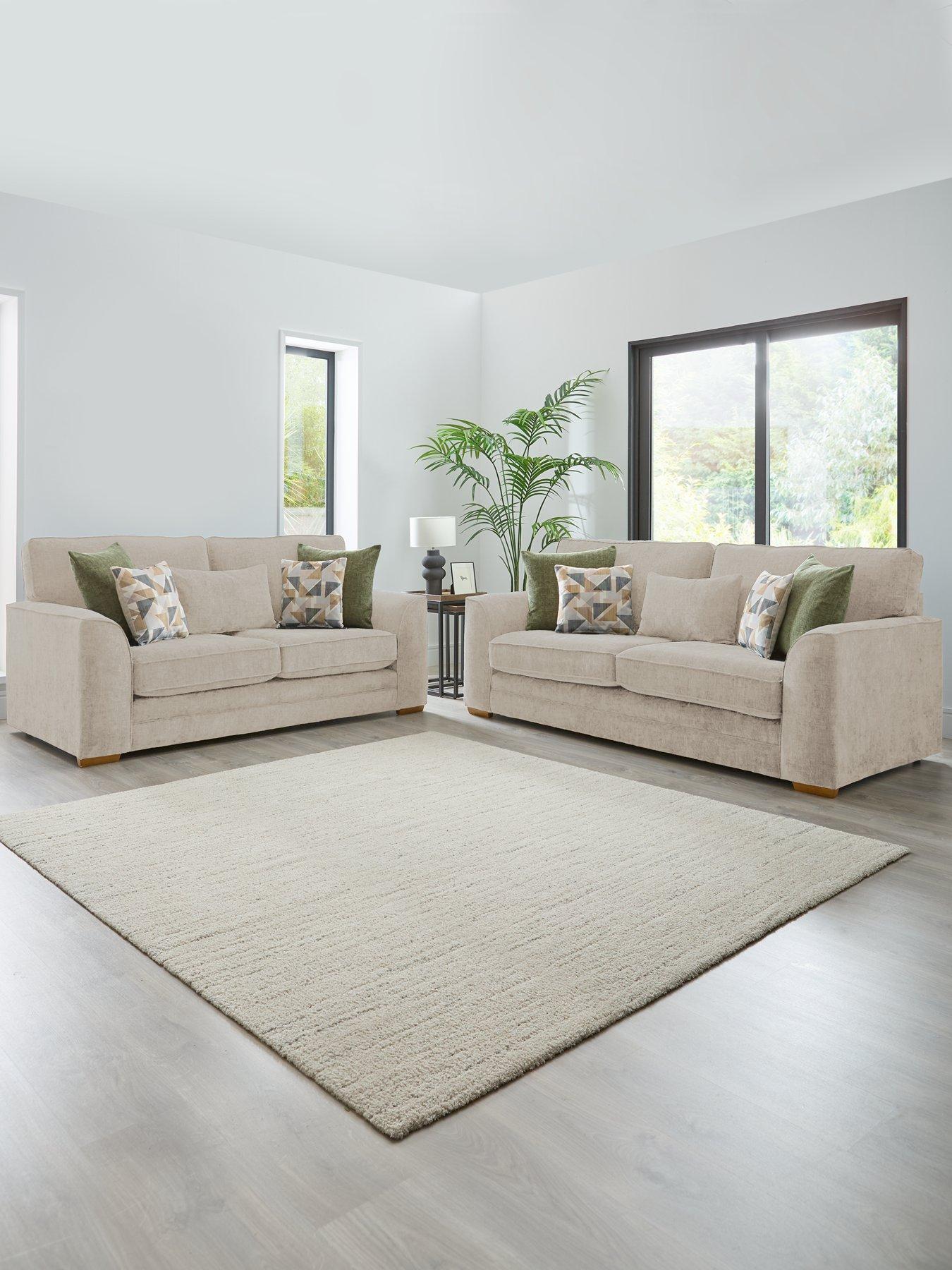undefined Kaluna Fabric 3 + 2 Seater Sofa Set (Buy  &  SAVE!) - Made to order in the UK