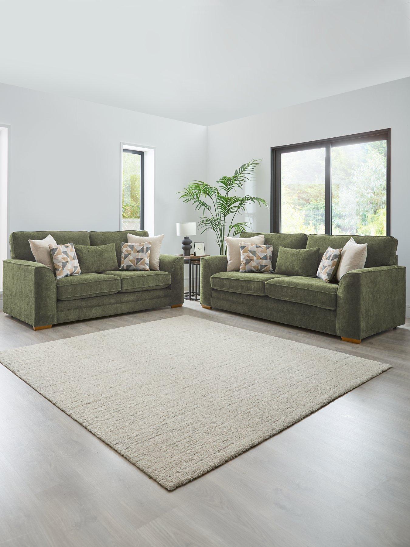The Very Collection Kaluna Fabric 3 + 2 Seater Sofa Set (Buy  &  SAVE!) - Made to order in the UK