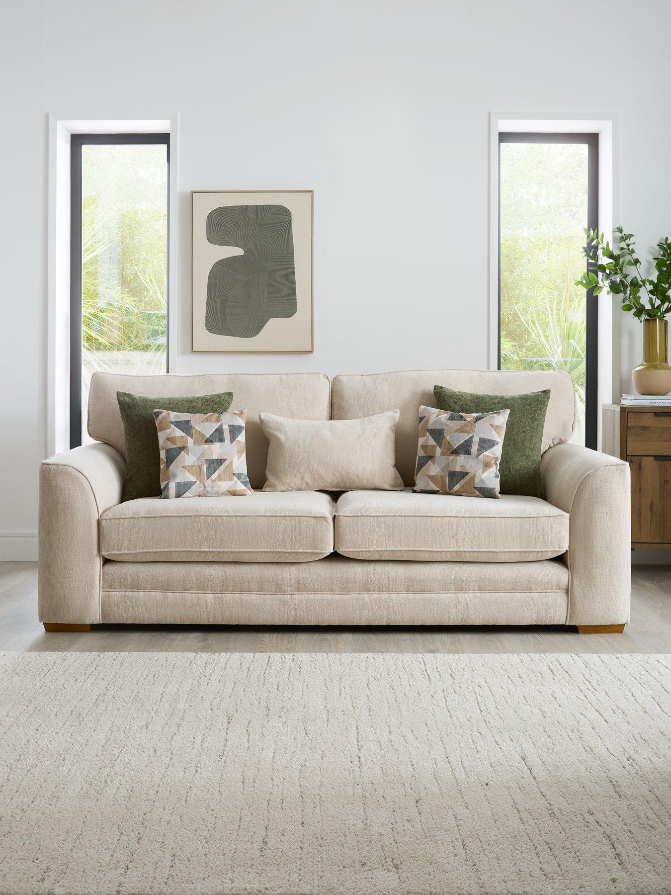 The Very Collection Kaluna Fabric 3 Seater Sofa - Made to order in the UK