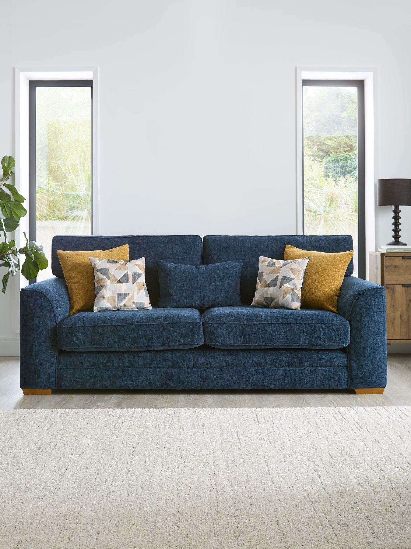 undefined Kaluna Fabric 3 Seater Sofa - Made to order in the UK