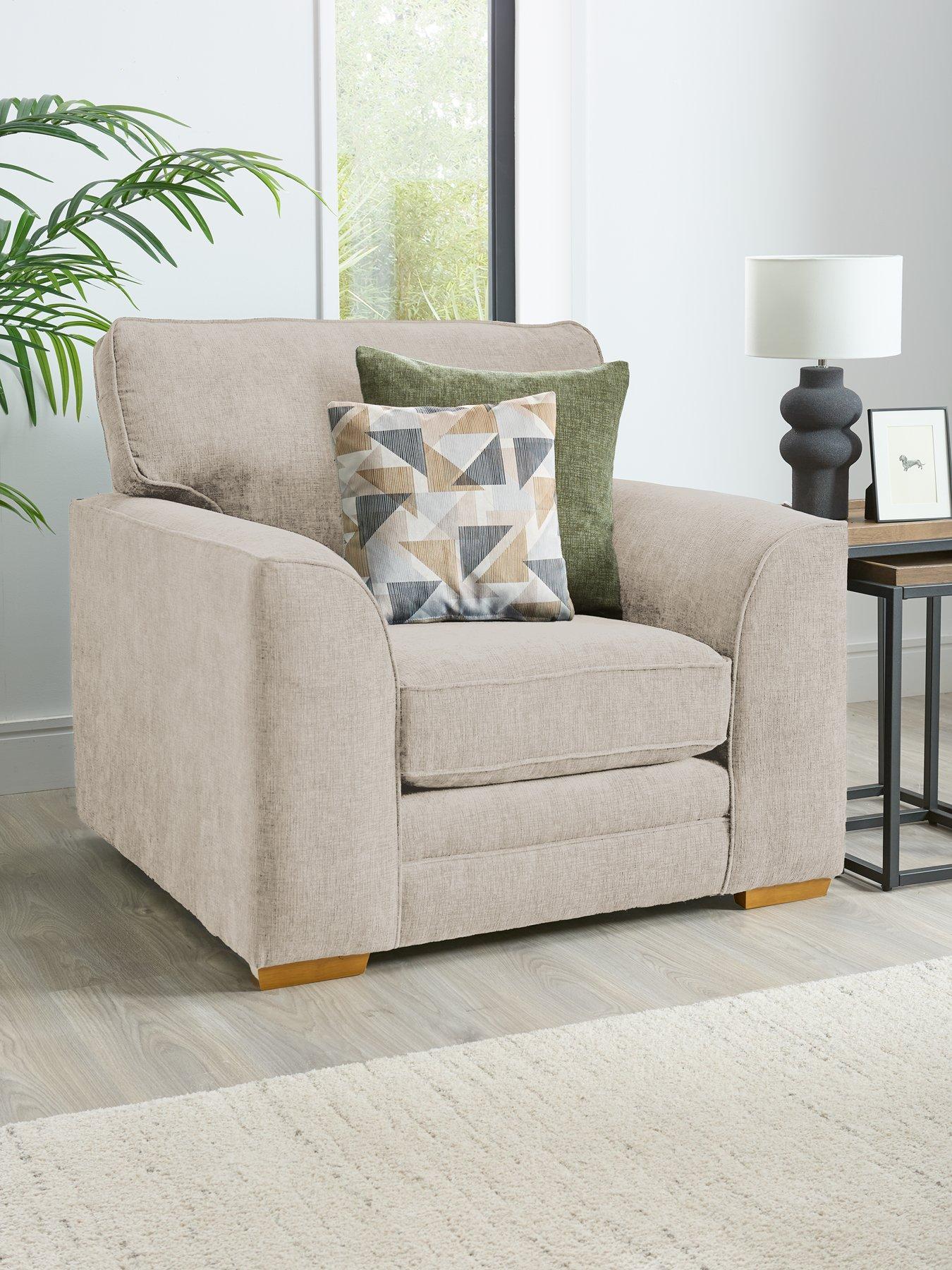 undefined Kaluna Fabric Armchair - Made to order in the UK