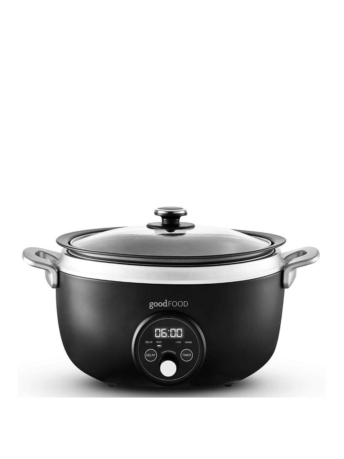 Good Food by Tower GF16010 Digital Slow Cooker with Tempered