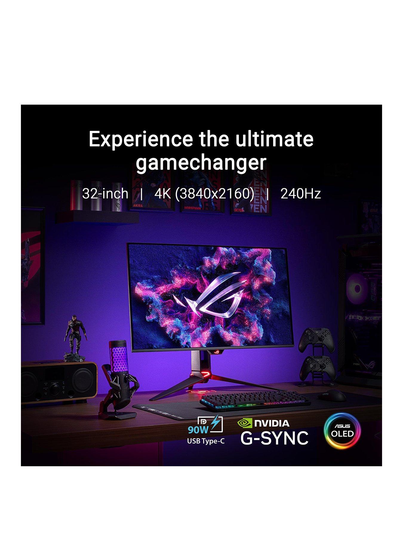  image of asus-rog-swift-oled-pg32ucdm-32in-4k-qd-oled-240hz-003-ms-g-sync-compatible-gaming-monitor