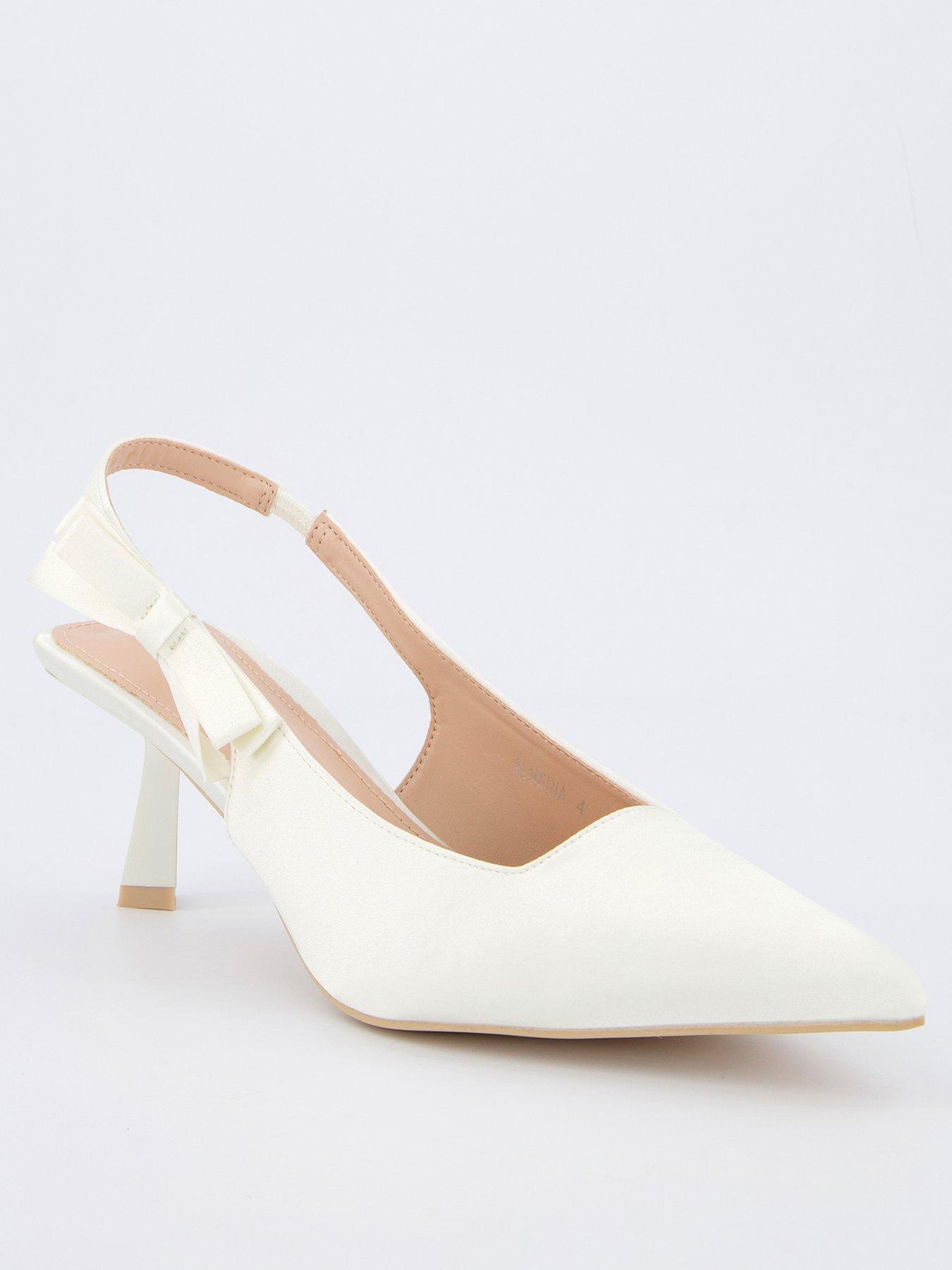  image of raid-be-mine-almeria-heeled-shoes-ivory-satin
