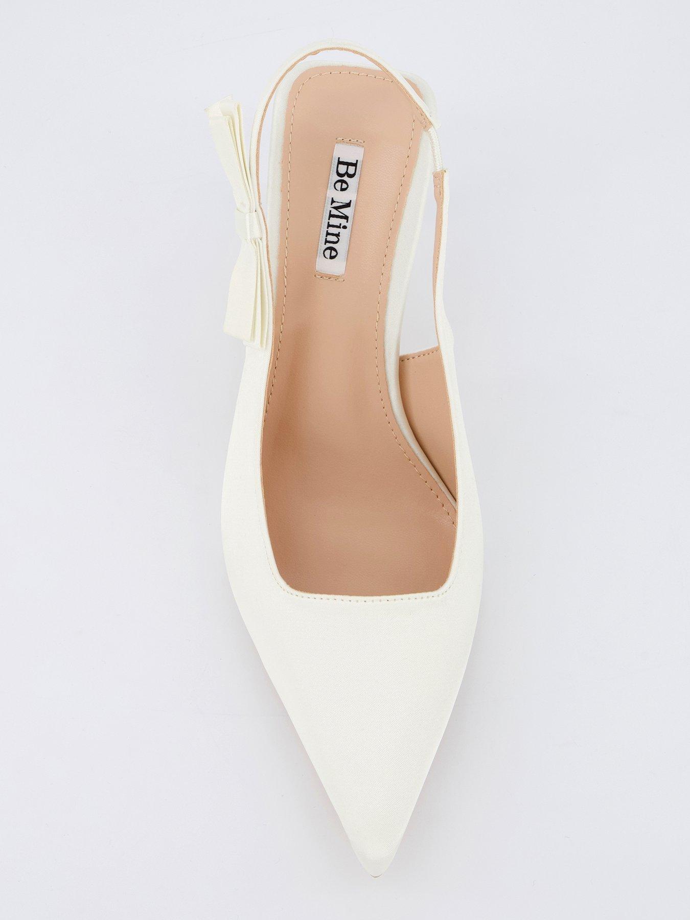  image of raid-be-mine-almeria-heeled-shoes-ivory-satin