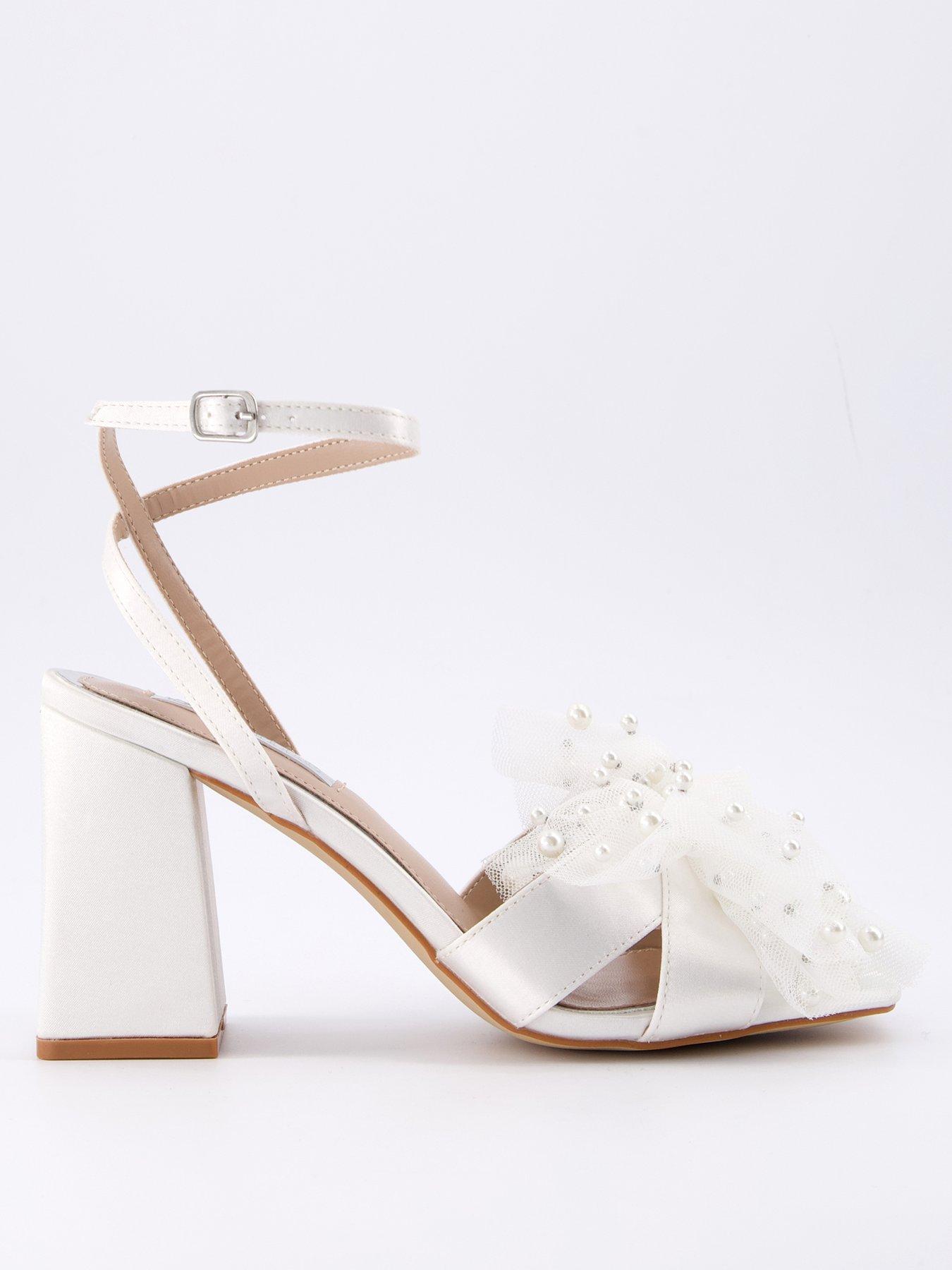  image of raid-be-mine-issa-heeled-sandals-ivory-satin