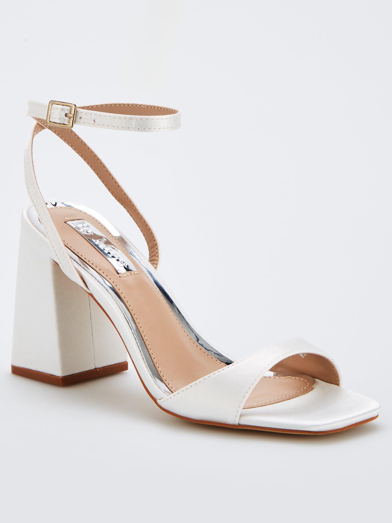  image of raid-be-mine-wink-2-heeled-sandals-ivory-satin