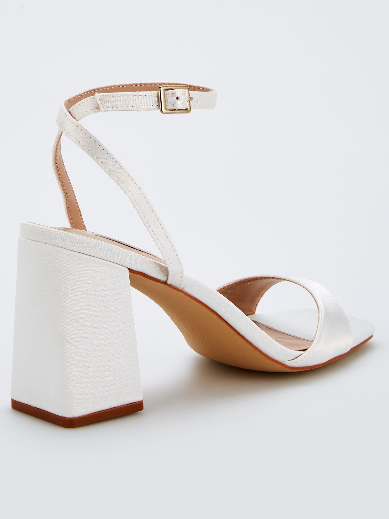  image of raid-be-mine-wink-2-heeled-sandals-ivory-satin