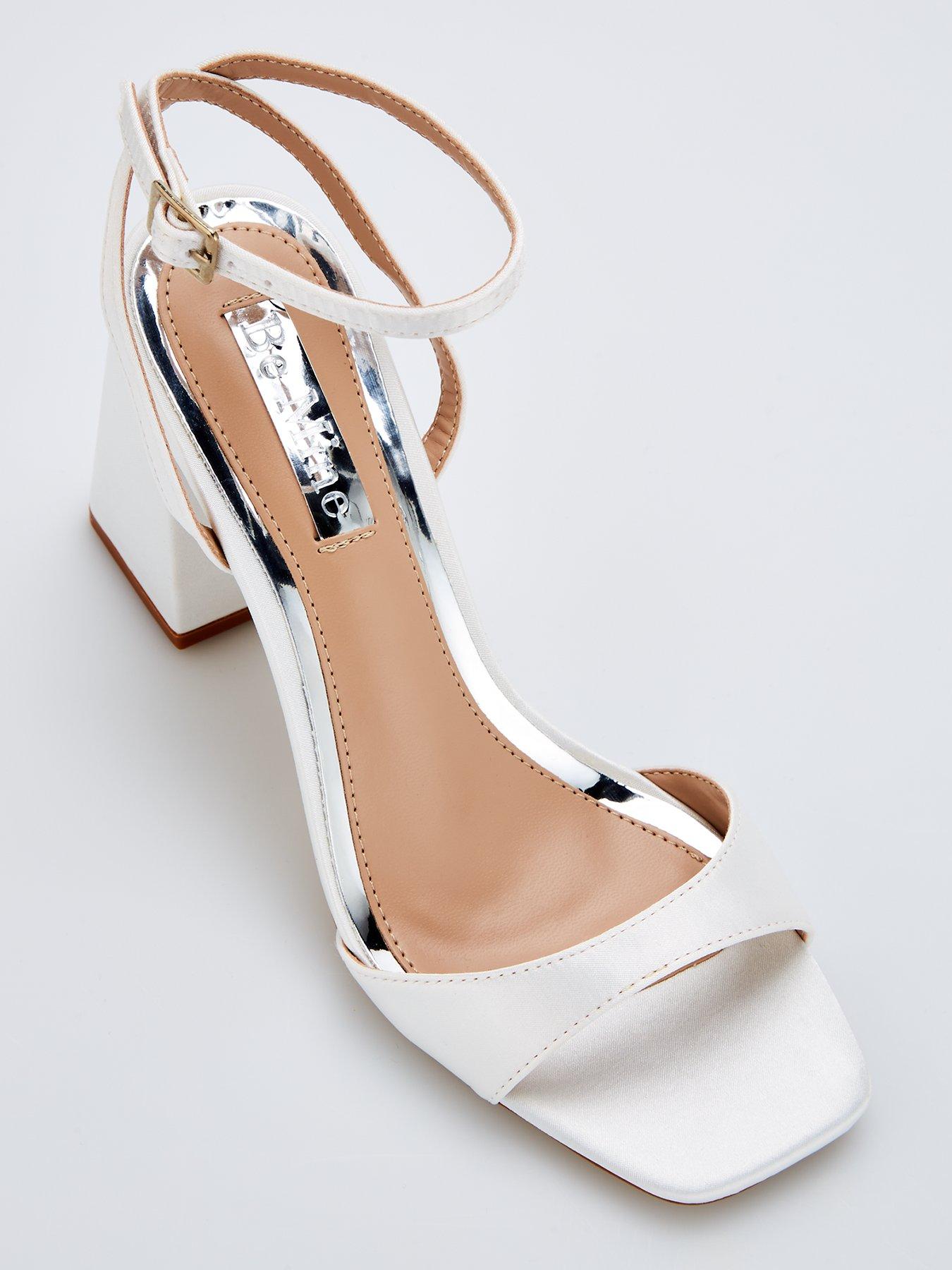  image of raid-be-mine-wink-2-heeled-sandals-ivory-satin