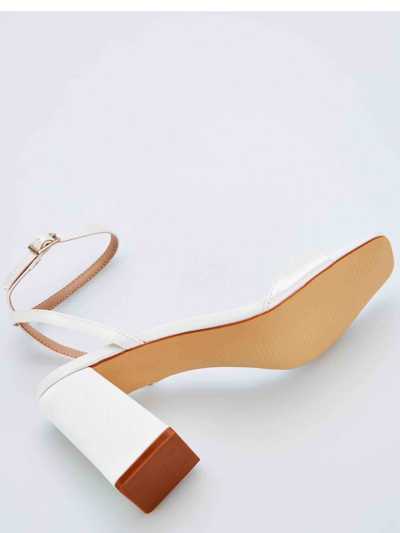  image of raid-be-mine-wink-2-heeled-sandals-ivory-satin