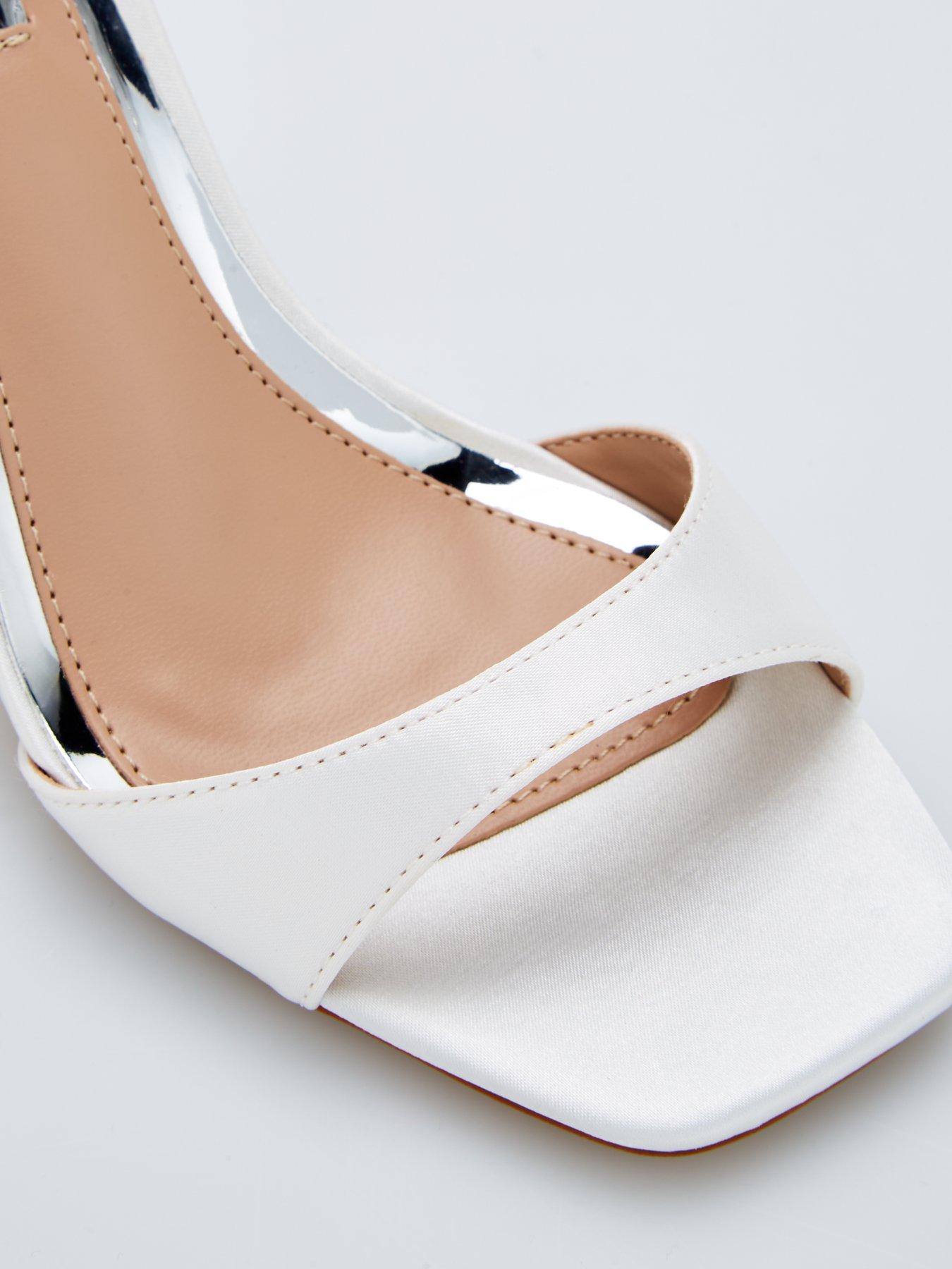  image of raid-be-mine-wink-2-heeled-sandals-ivory-satin