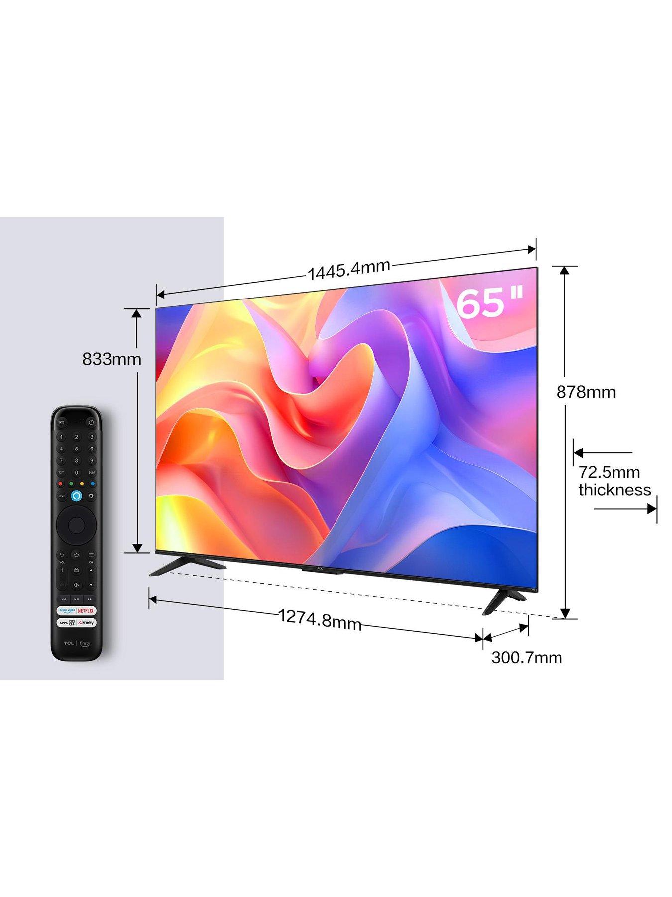 Image 6 of 8 of TCL PF650K 65" LED 4K HDR PRO Smart Fire TV with Freely - 65PF650K