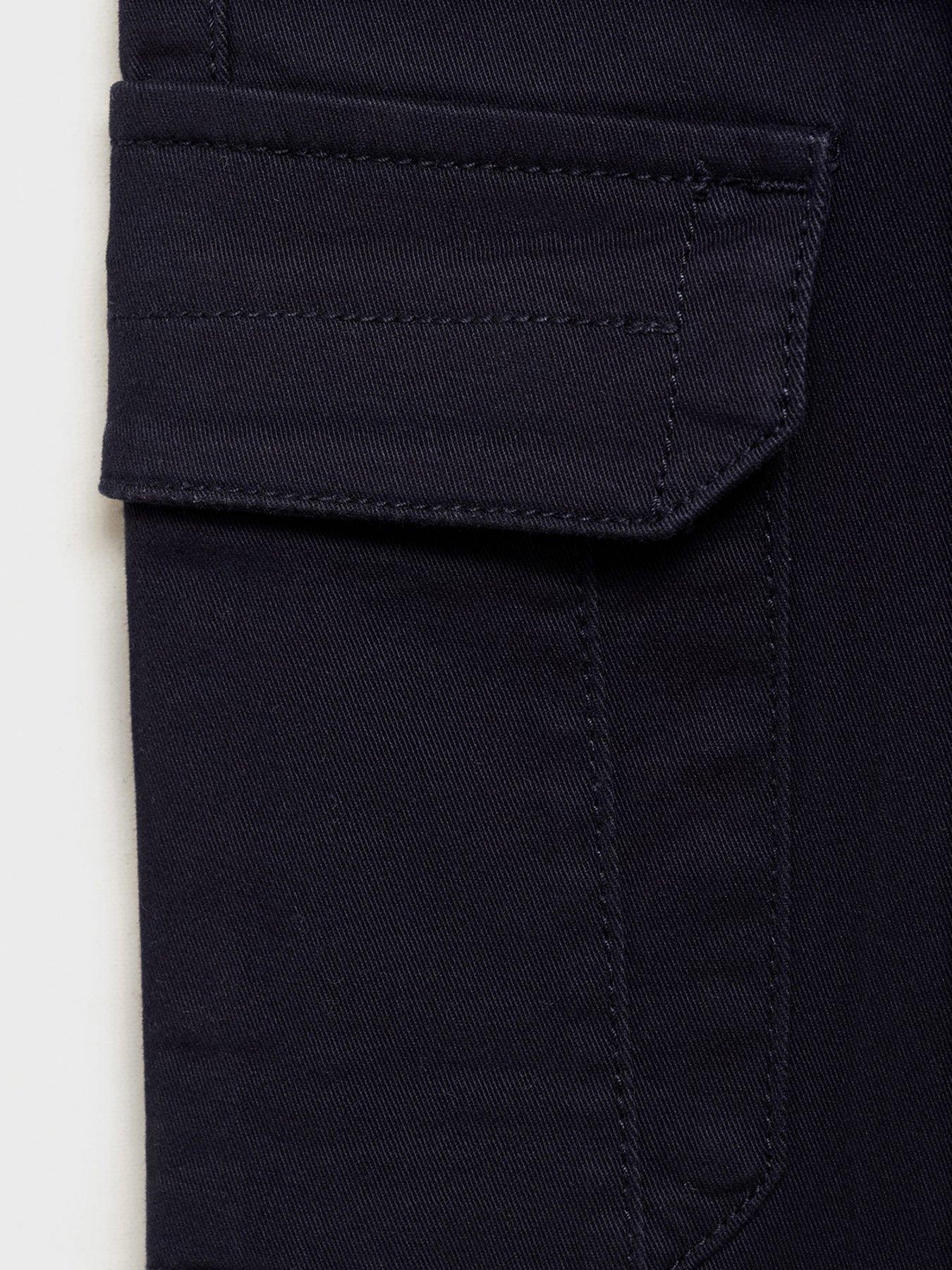  image of mango-boys-cargo-trousers-navy