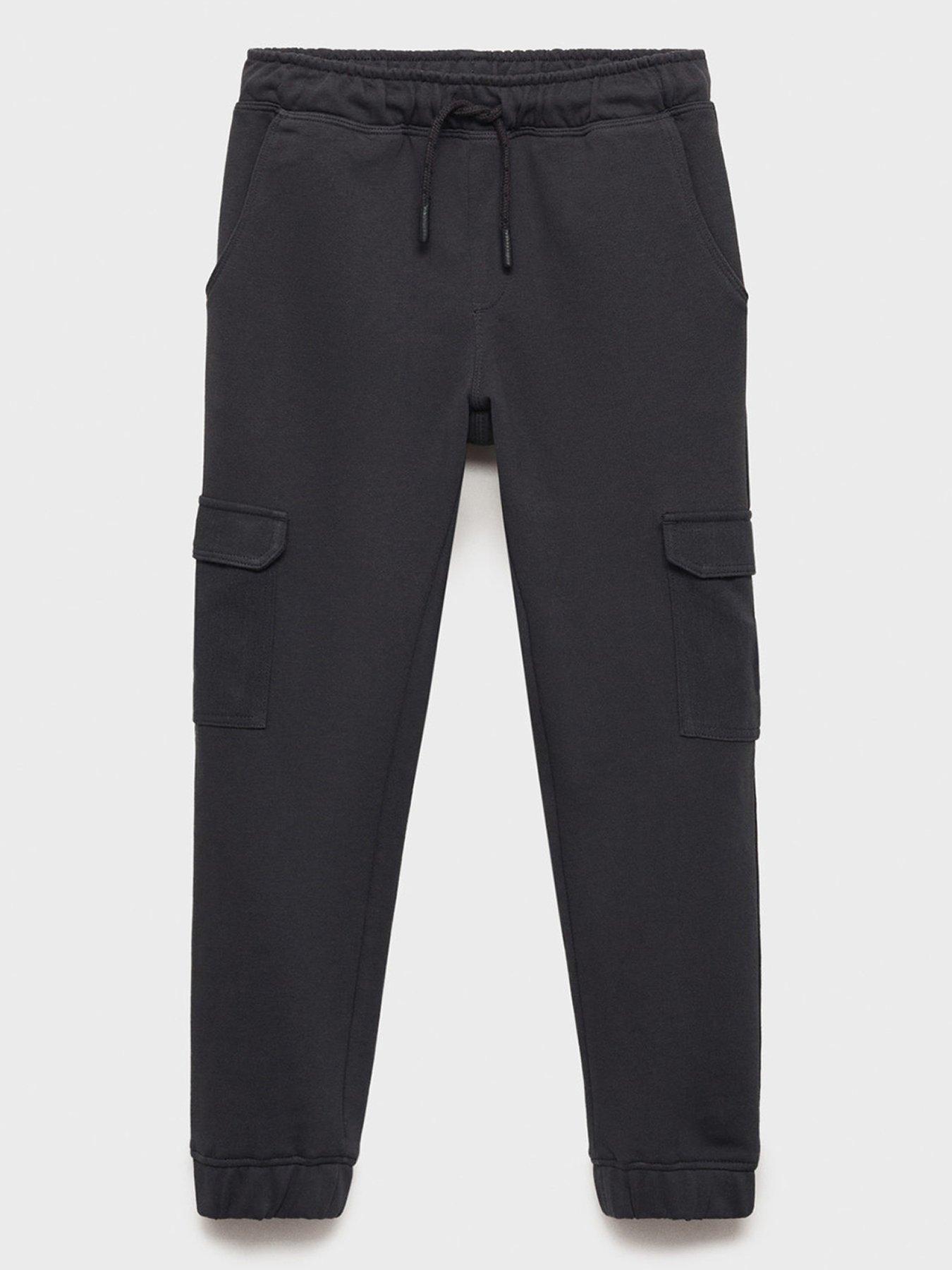 mango-boys-cargo-joggers-dark-grey